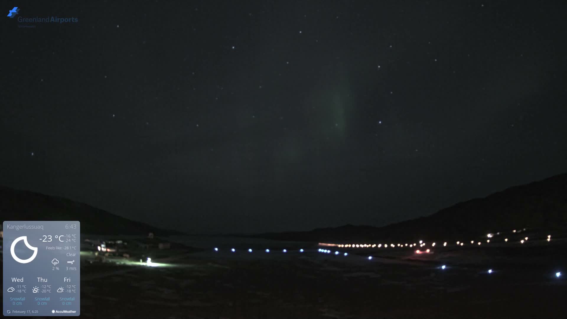 Kangerlussuaq Village & Kangerlussuaq Sondre Stromfjord Airport West Towards View Live Cam SFJ/BGSF - Kangerlussuaq, Qeqqata, Greenland, Denmark