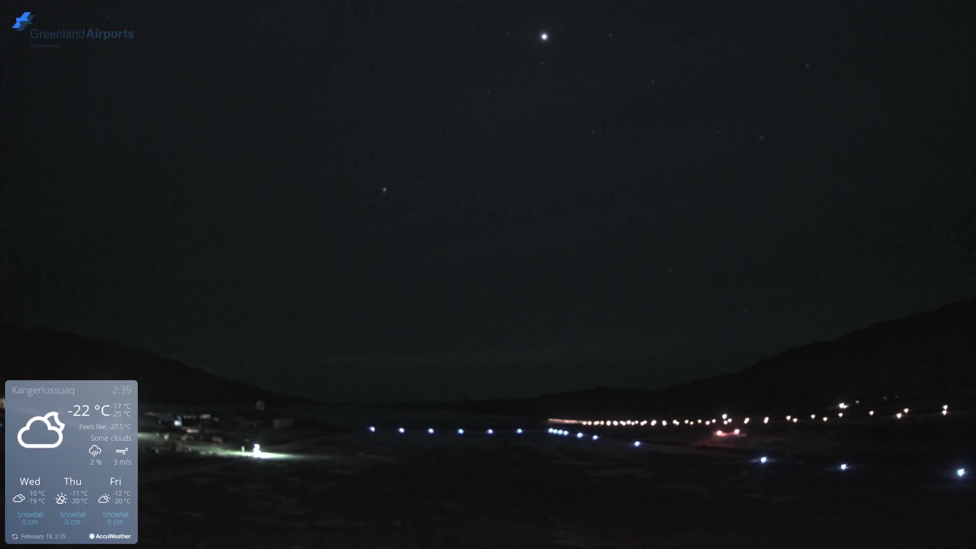Kangerlussuaq Village & Kangerlussuaq Sondre Stromfjord Airport West Towards View Live Cam SFJ/BGSF - Kangerlussuaq, Qeqqata, Greenland, Denmark