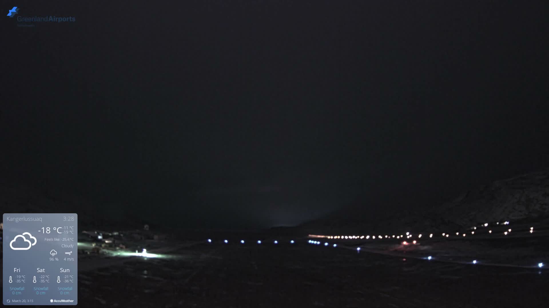 Kangerlussuaq Village & Kangerlussuaq Sondre Stromfjord Airport West Towards View Live Cam SFJ/BGSF - Kangerlussuaq, Qeqqata, Greenland, Denmark