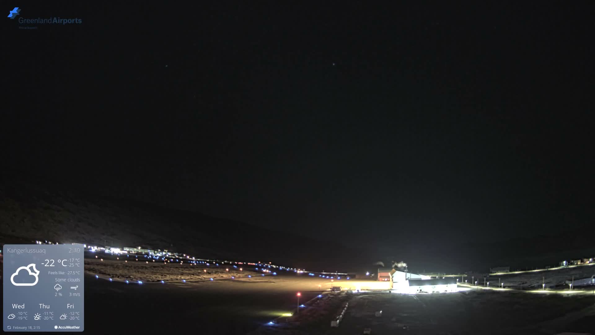 Kangerlussuaq Village & Kangerlussuaq Sondre Stromfjord Airport East Towards View Live Cam SFJ/BGSF - Kangerlussuaq, Qeqqata, Greenland, Denmark
