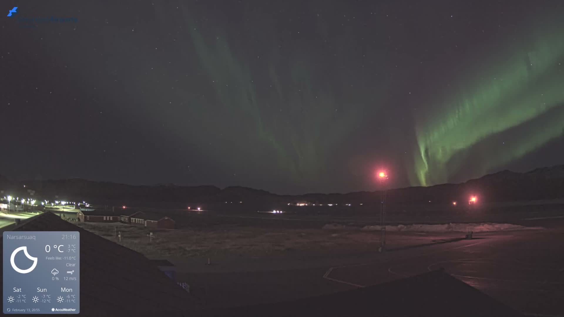 Narsarsuaq Village & Narsarsuaq International Airport West Towards Live Cam UAK / BGBW - Narsarsuaq, Kujalleq, Greenland, Denmark