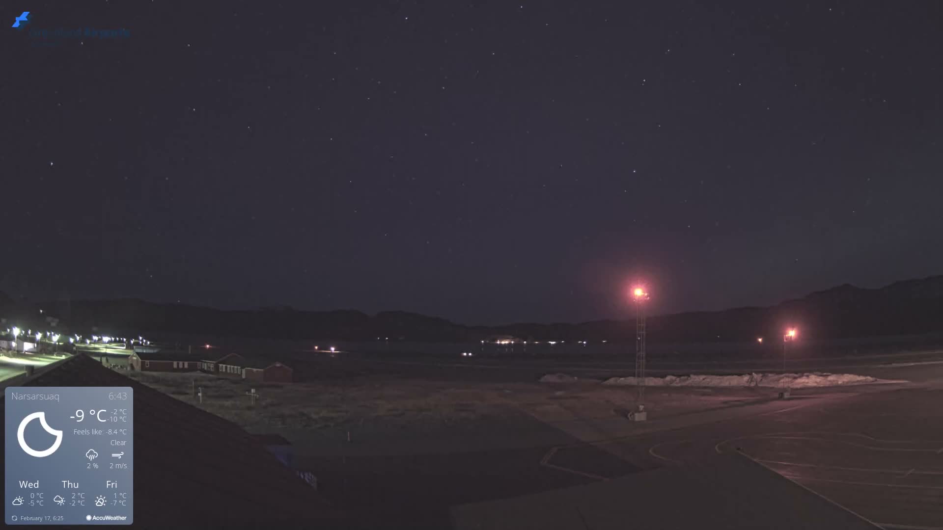 Narsarsuaq Village & Narsarsuaq International Airport West Towards Live Cam UAK / BGBW - Narsarsuaq, Kujalleq, Greenland, Denmark