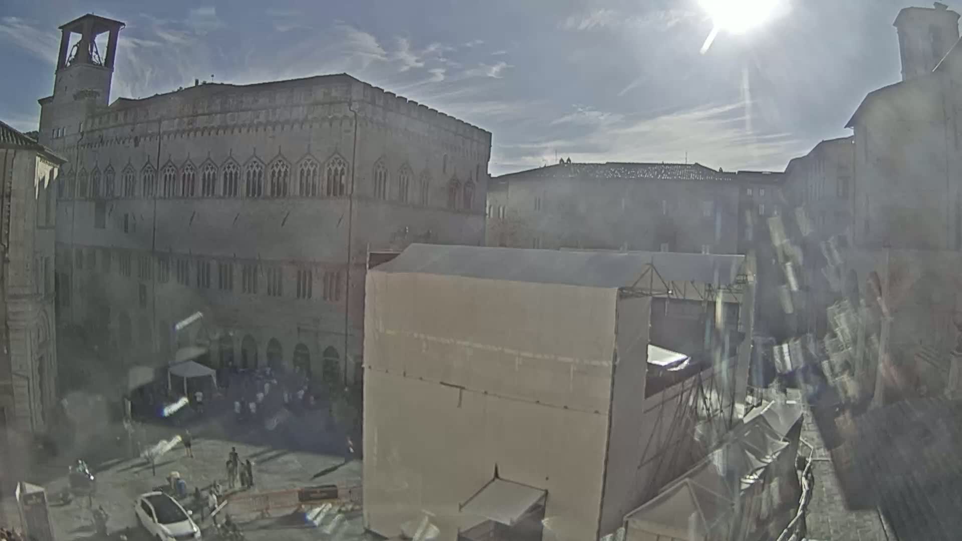 Perugia Piazza IV Novembre Square Live Cam - Umbria, Italy