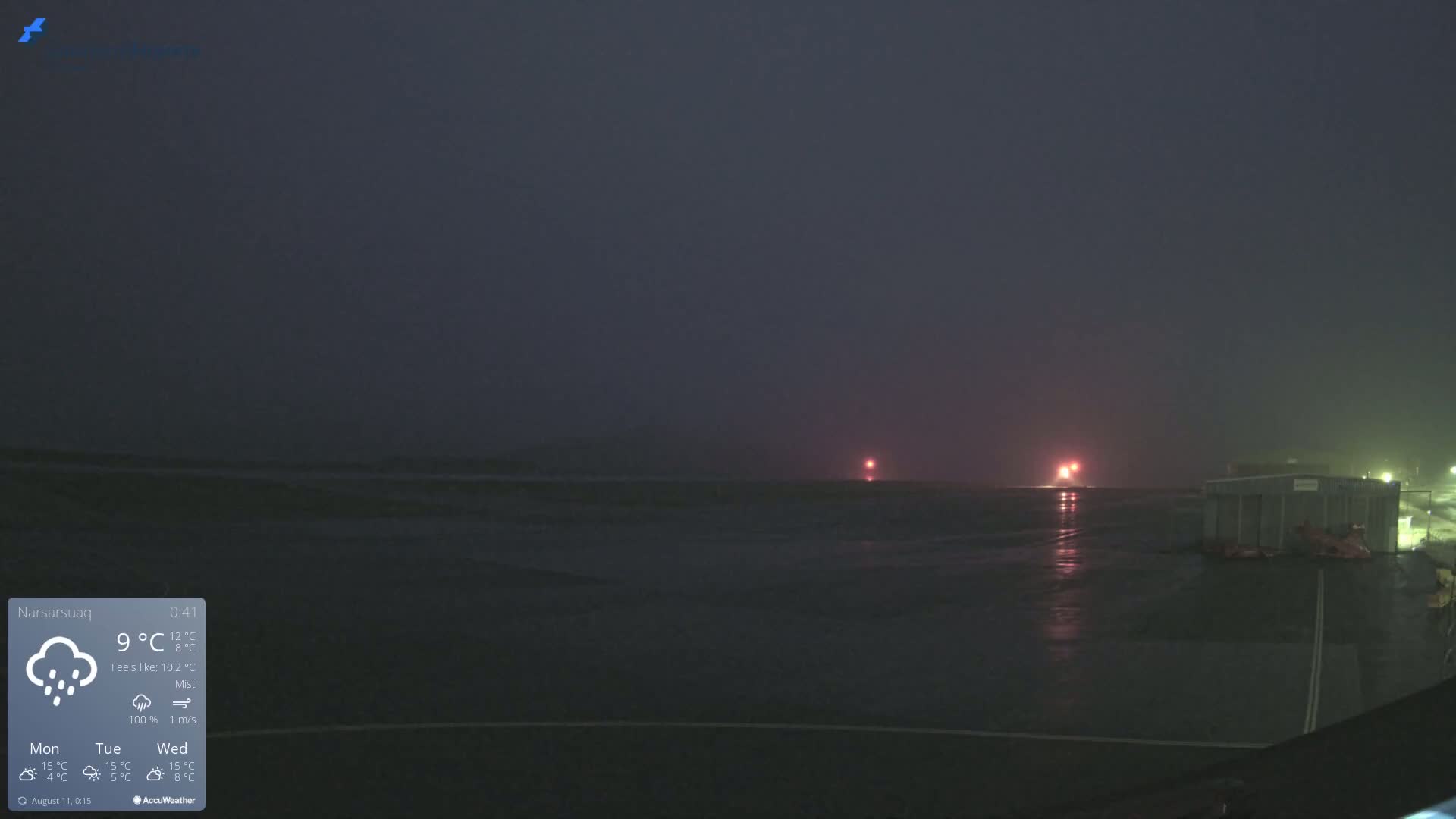 Narsarsuaq International Airport North Towards Live Cam UAK / BGBW - Narsarsuaq, Kujalleq, Greenland, Denmark