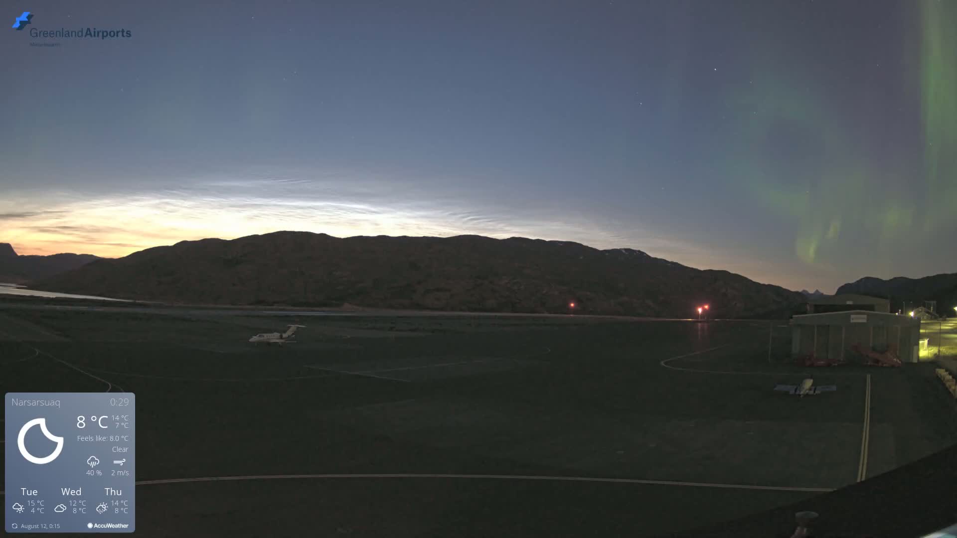 Narsarsuaq International Airport North Towards Live Cam UAK / BGBW - Narsarsuaq, Kujalleq, Greenland, Denmark
