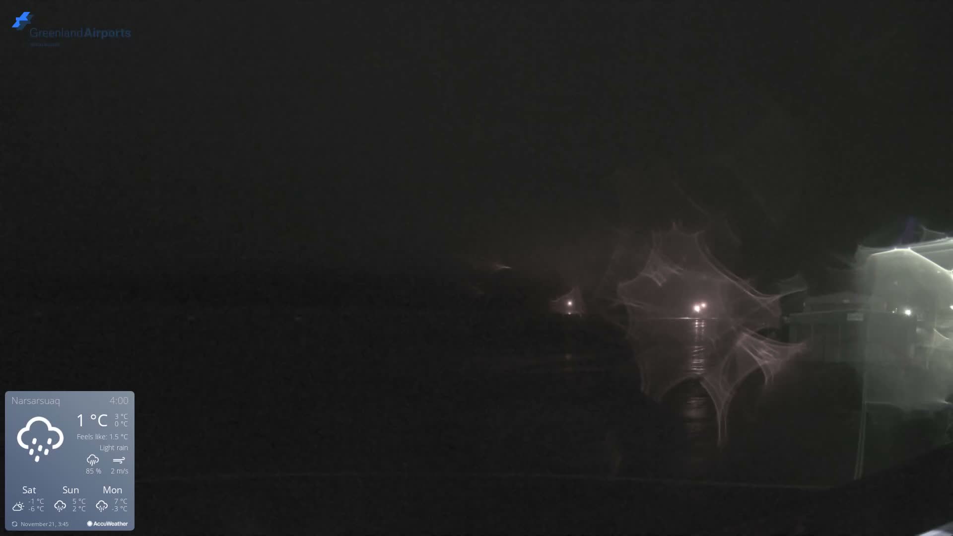 Narsarsuaq International Airport North Towards Live Cam UAK / BGBW - Narsarsuaq, Kujalleq, Greenland, Denmark