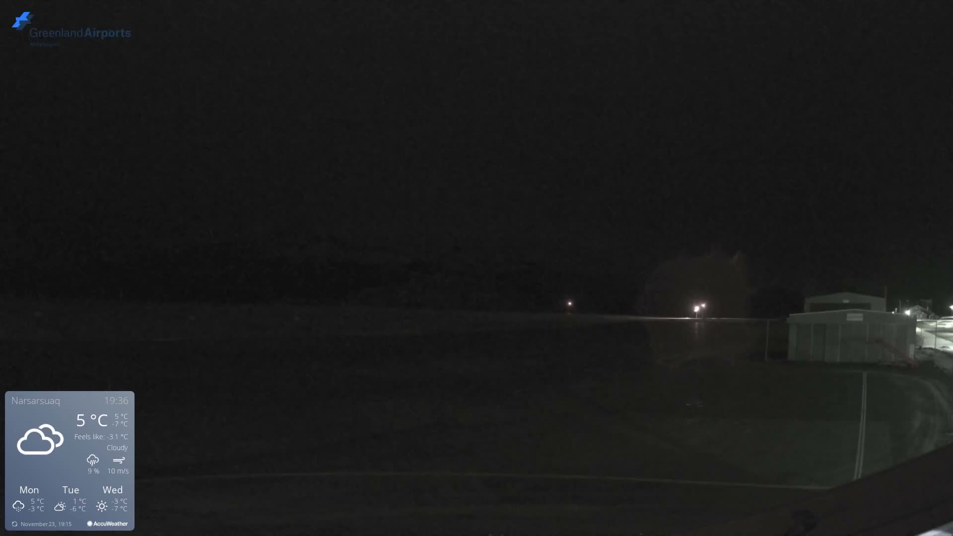 Narsarsuaq International Airport North Towards Live Cam UAK / BGBW - Narsarsuaq, Kujalleq, Greenland, Denmark