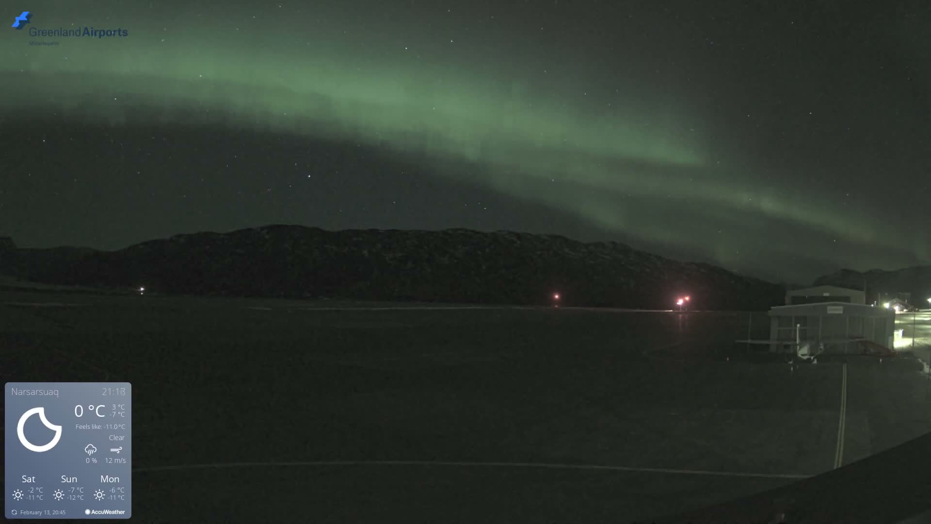 Narsarsuaq International Airport North Towards Live Cam UAK / BGBW - Narsarsuaq, Kujalleq, Greenland, Denmark