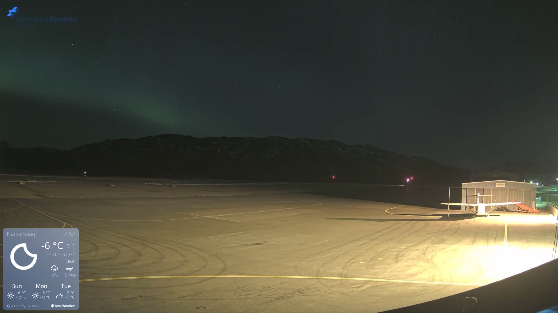 Narsarsuaq International Airport North Towards Live Cam UAK / BGBW - Narsarsuaq, Kujalleq, Greenland, Denmark