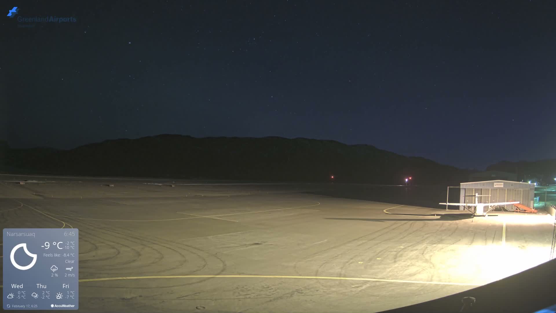 Narsarsuaq International Airport North Towards Live Cam UAK / BGBW - Narsarsuaq, Kujalleq, Greenland, Denmark
