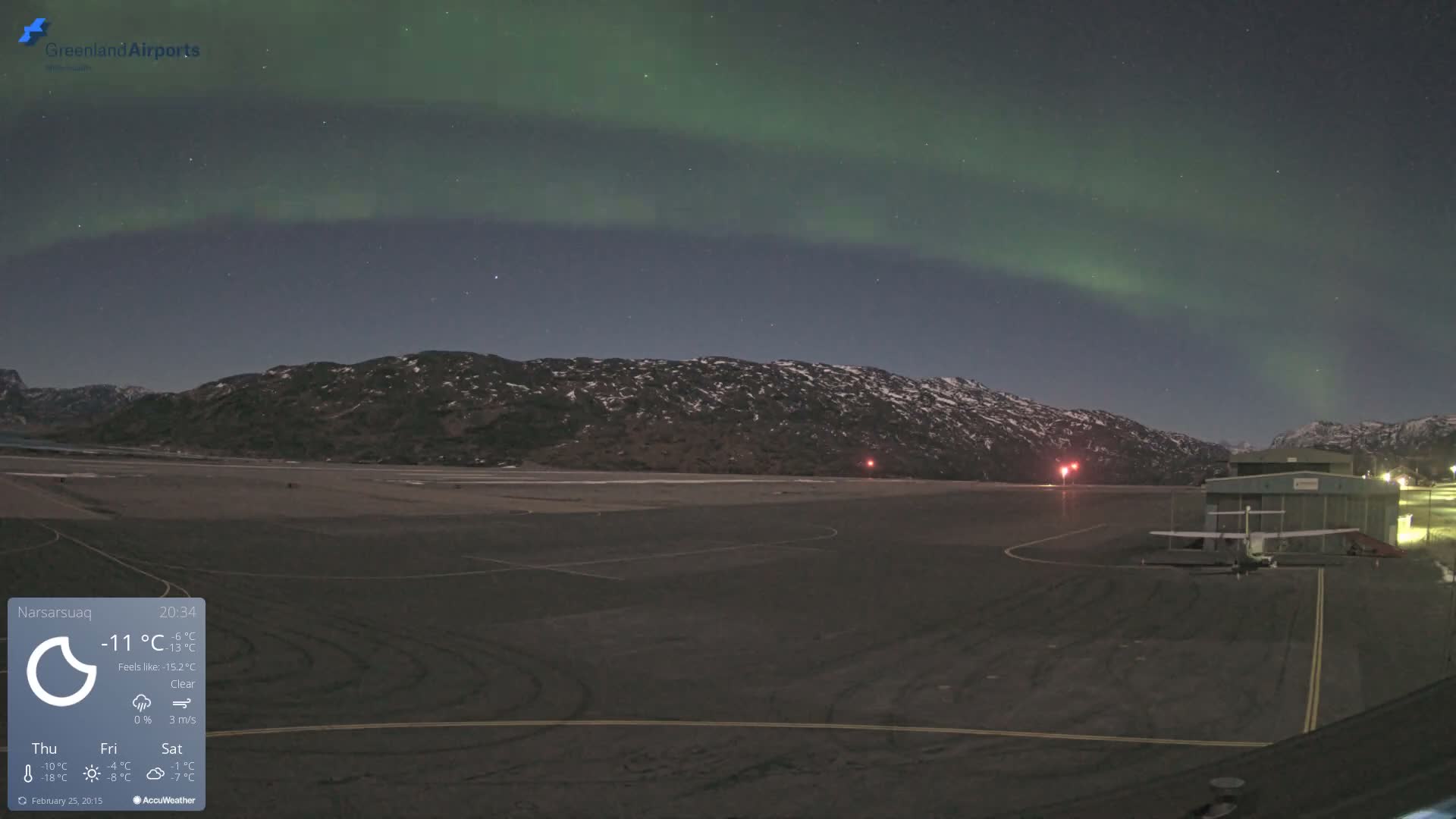 Narsarsuaq International Airport North Towards Live Cam UAK / BGBW - Narsarsuaq, Kujalleq, Greenland, Denmark