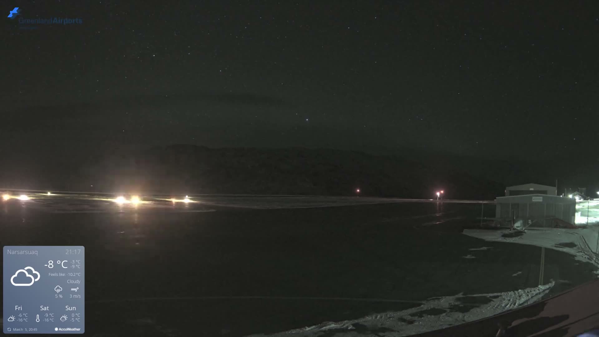 Narsarsuaq International Airport North Towards Live Cam UAK / BGBW - Narsarsuaq, Kujalleq, Greenland, Denmark