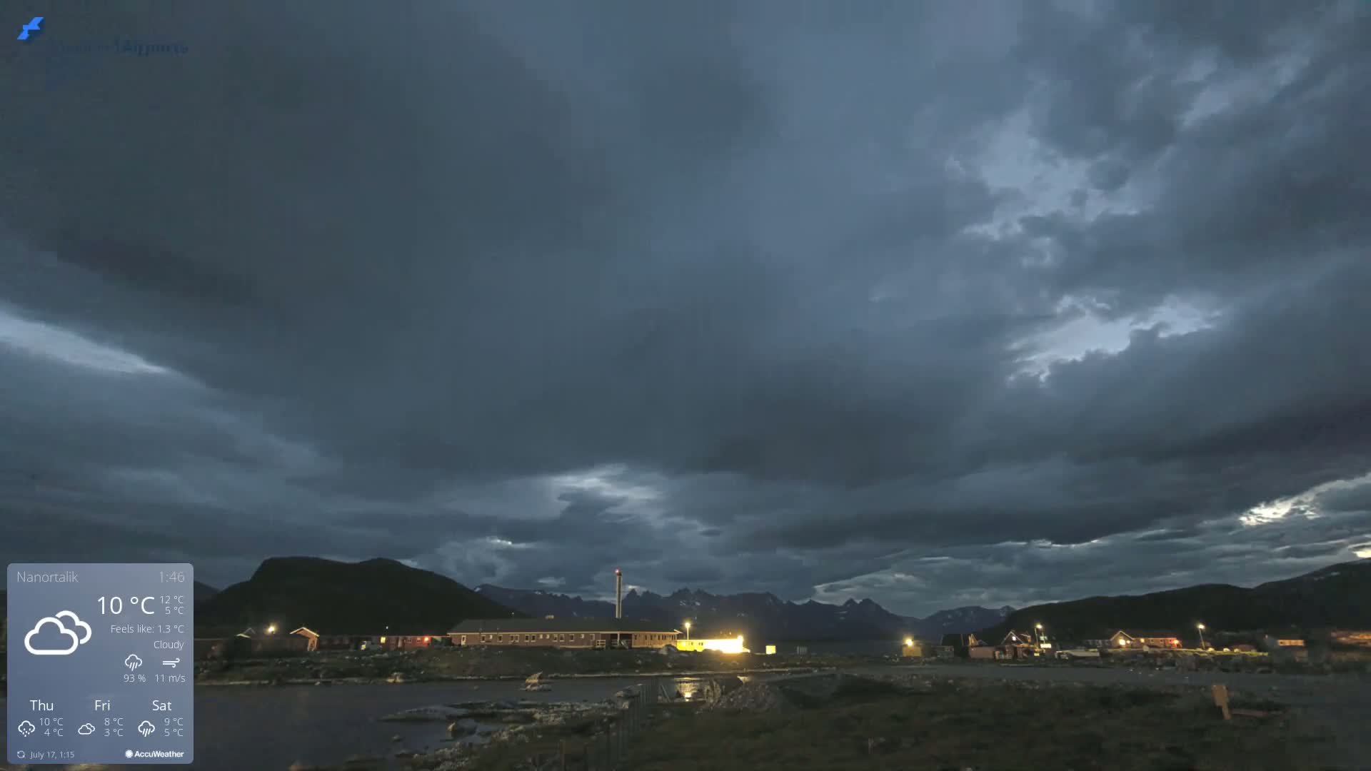 Nanortalik Village & Heliport Live Cam - Nanortalik, Kujalleq, Greenland, Denmark