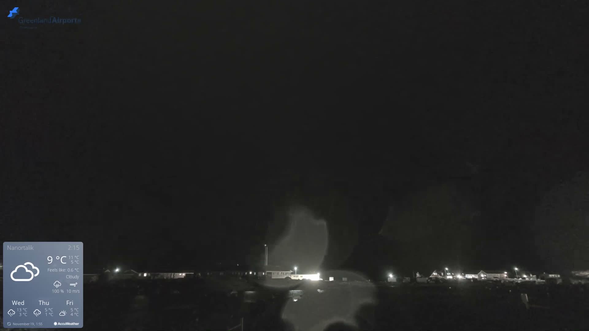 Nanortalik Village & Heliport Live Cam - Nanortalik, Kujalleq, Greenland, Denmark