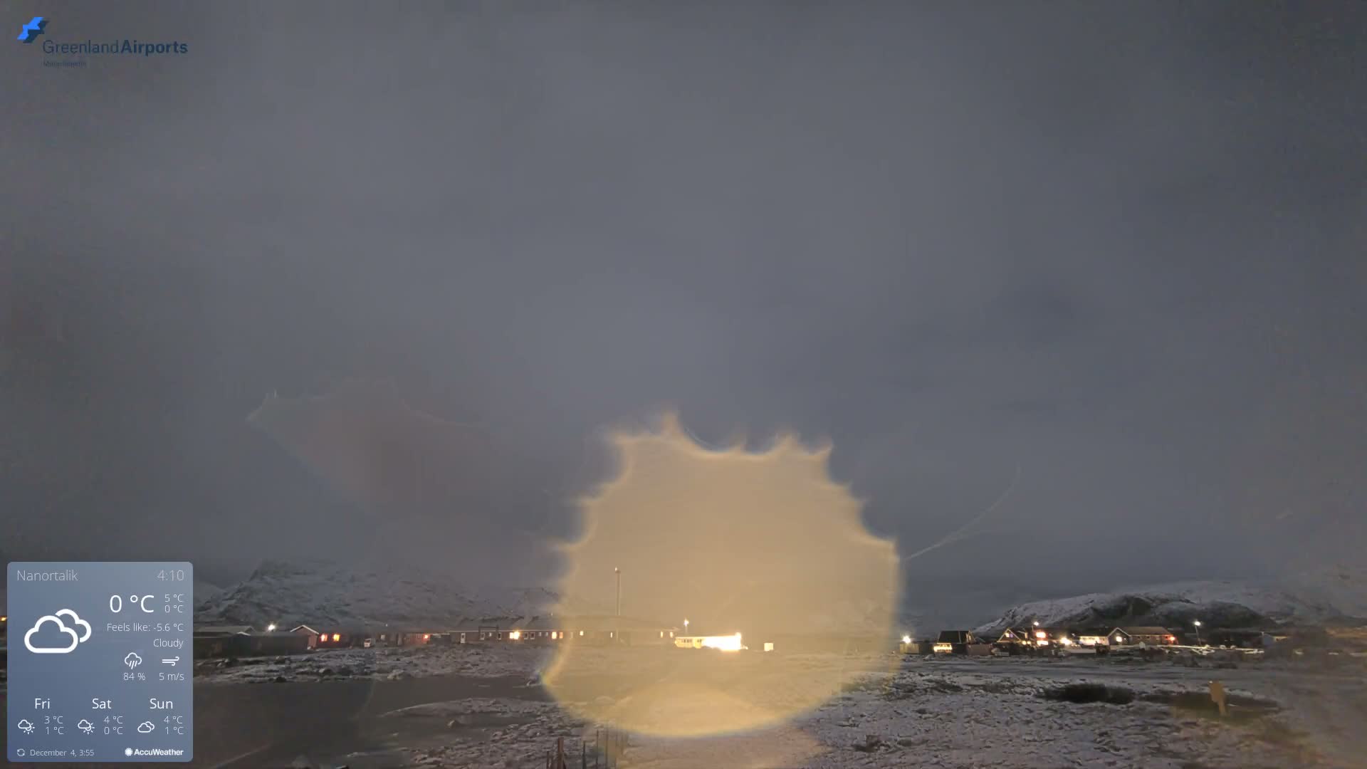 Nanortalik Village & Heliport Live Cam - Nanortalik, Kujalleq, Greenland, Denmark