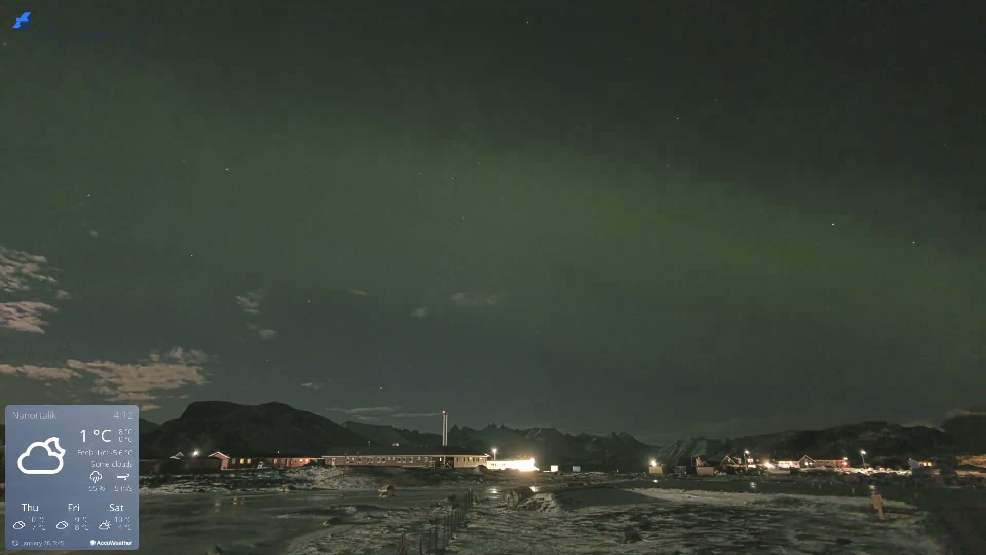 Nanortalik Village & Heliport Live Cam - Nanortalik, Kujalleq, Greenland, Denmark