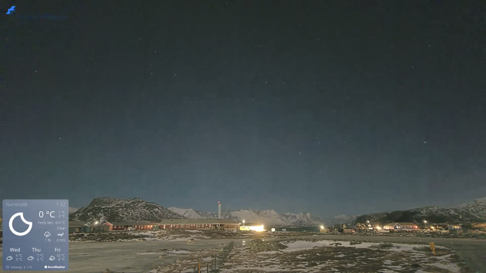 Nanortalik Village & Heliport Live Cam - Nanortalik, Kujalleq, Greenland, Denmark