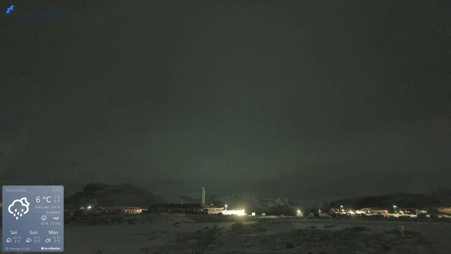 Nanortalik Village & Heliport Live Cam - Nanortalik, Kujalleq, Greenland, Denmark
