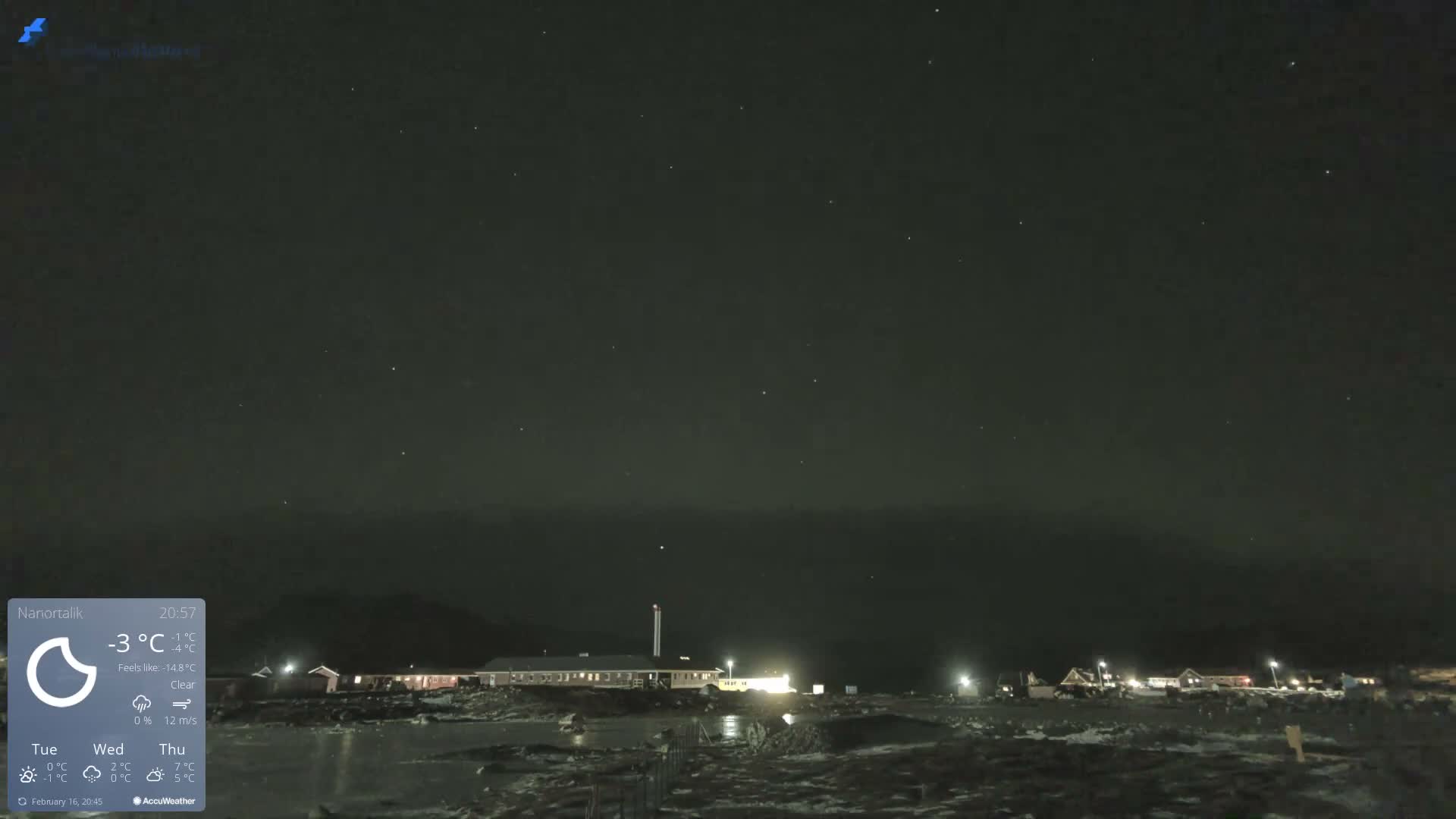 Nanortalik Village & Heliport Live Cam - Nanortalik, Kujalleq, Greenland, Denmark