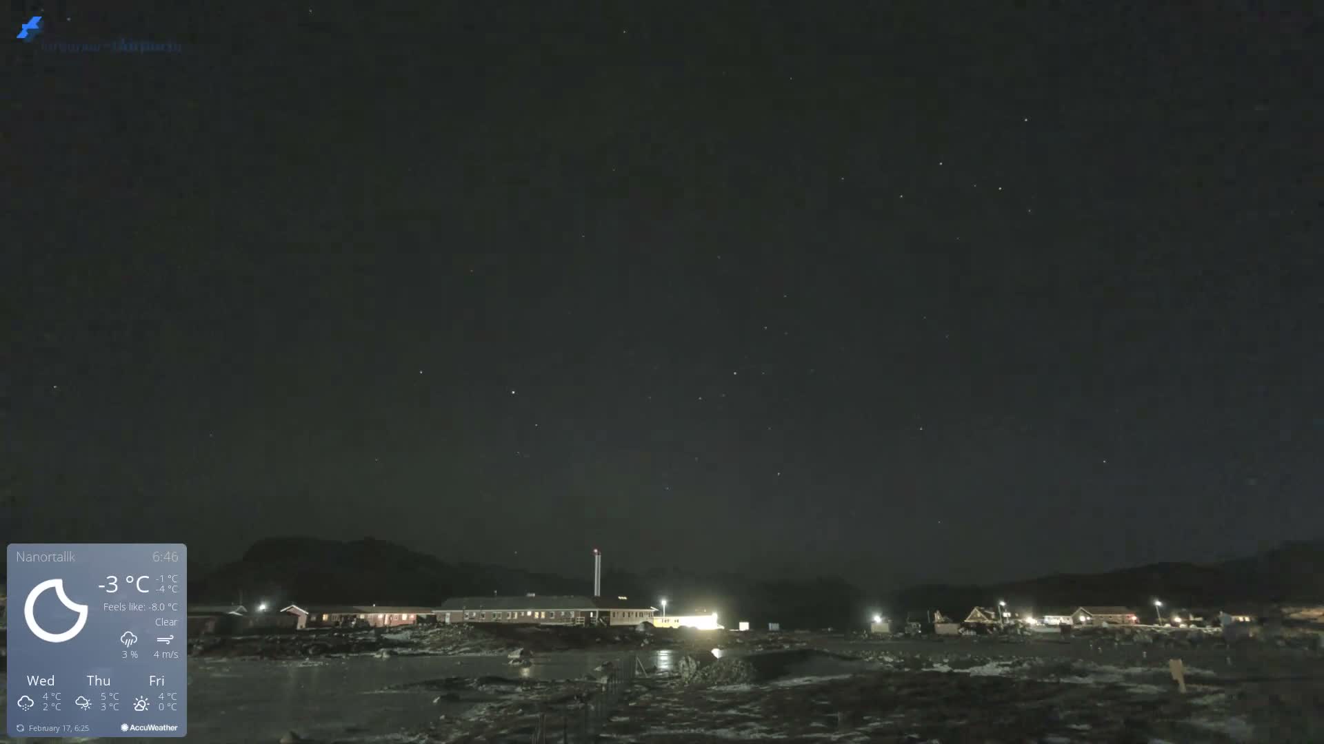 Nanortalik Village & Heliport Live Cam - Nanortalik, Kujalleq, Greenland, Denmark