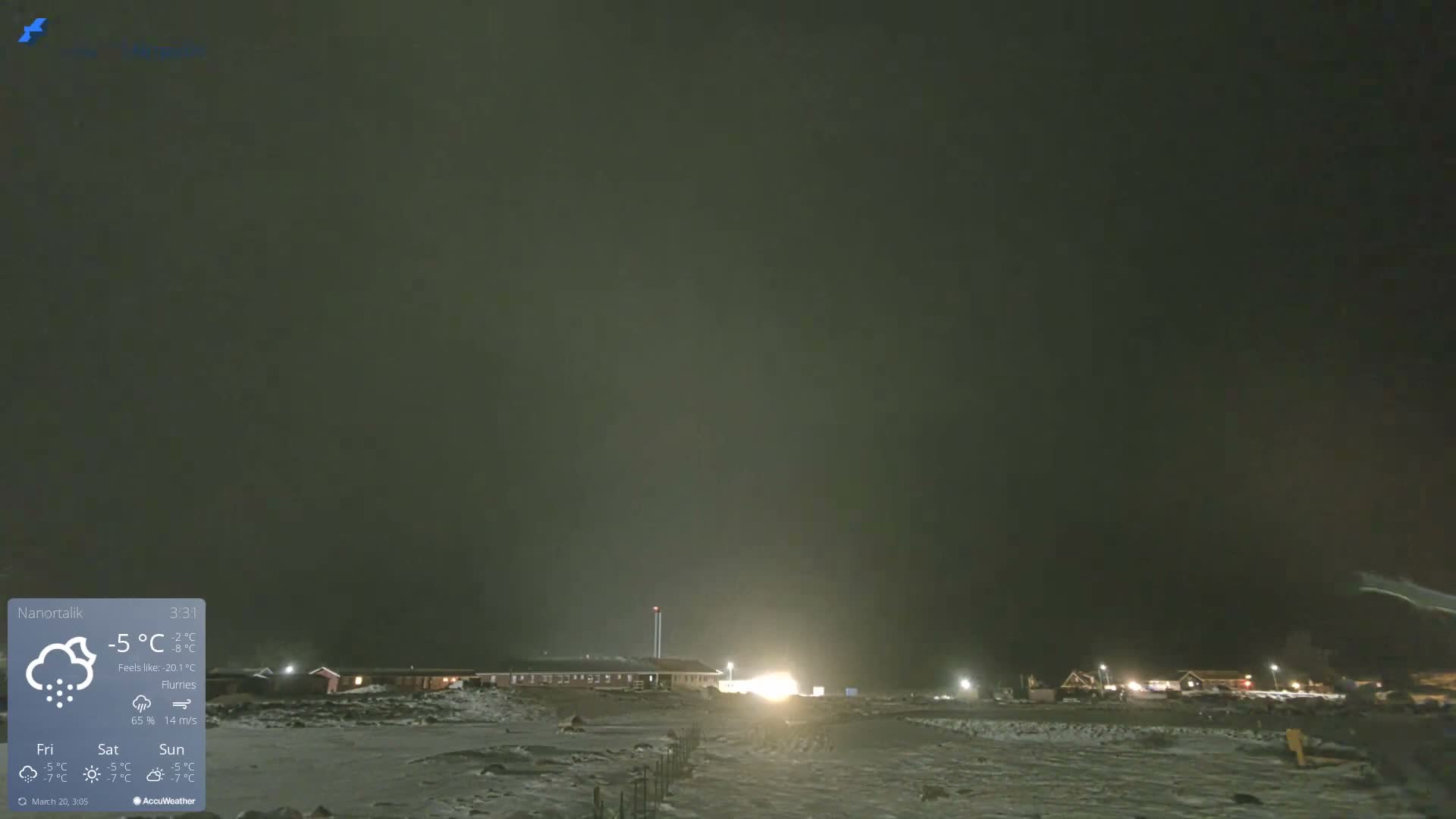 Nanortalik Village & Heliport Live Cam - Nanortalik, Kujalleq, Greenland, Denmark