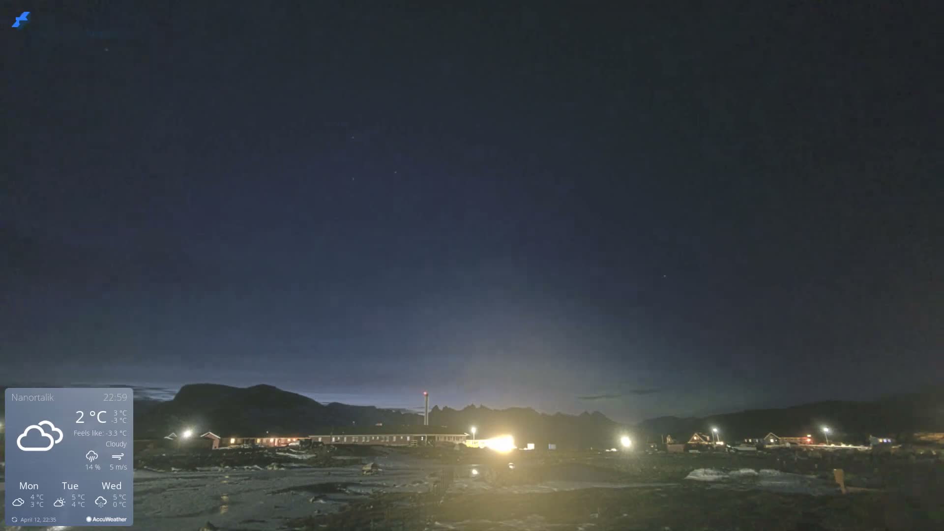 Nanortalik Village & Heliport Live Cam - Nanortalik, Kujalleq, Greenland, Denmark