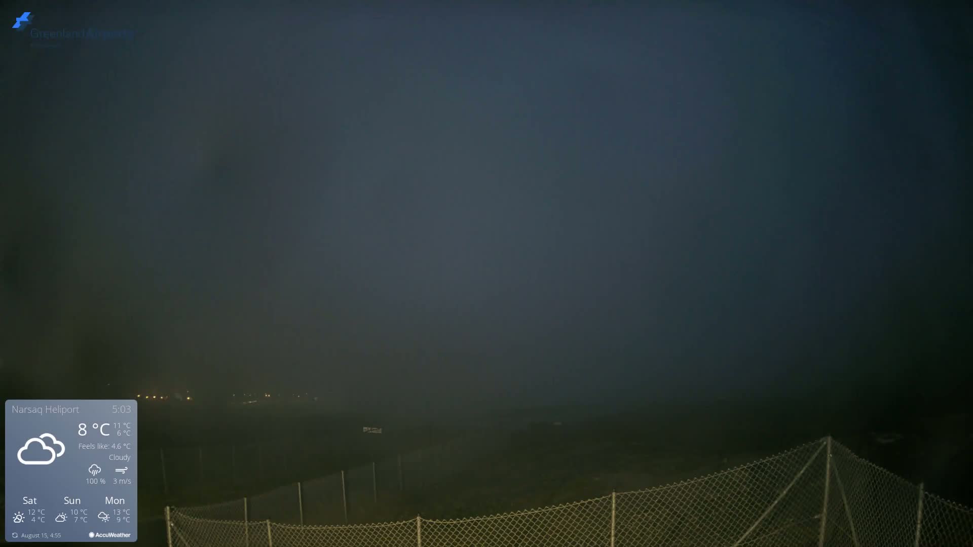 Narsaq Village & Heliport Live Cam - Narsaq, Kujalleq, Greenland, Denmark