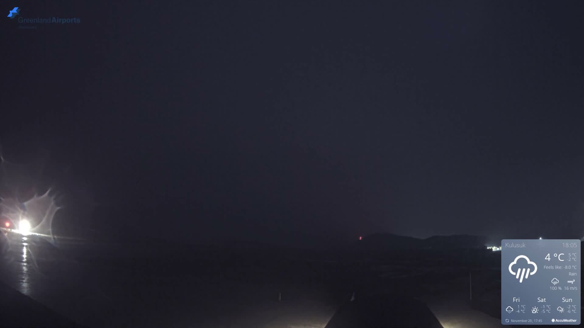 Kulusuk Airport West Towards Live Cam KUS / BGKK- Kulusuk, Sermersooq, Greenland, Denmark