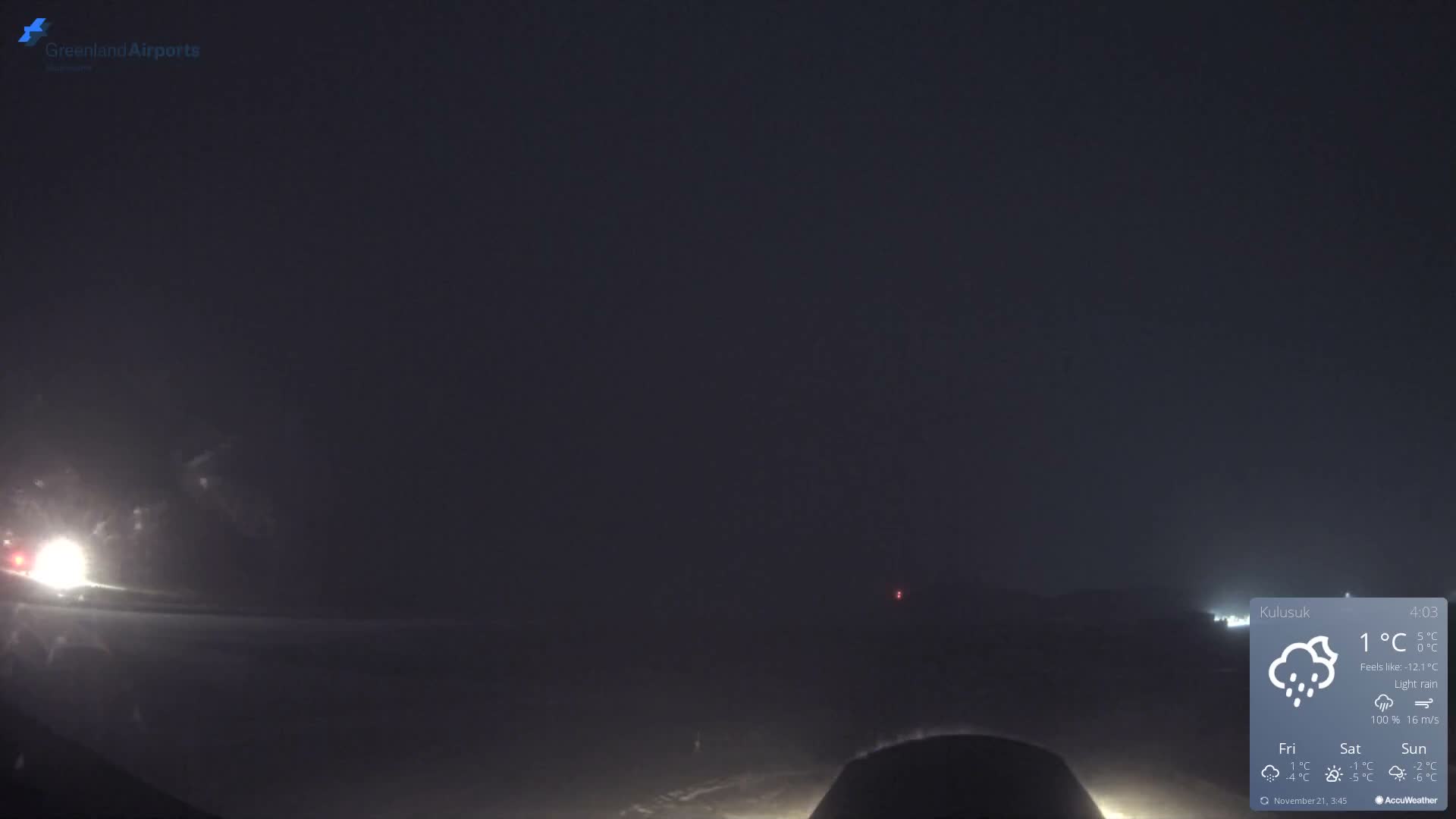 Kulusuk Airport West Towards Live Cam KUS / BGKK- Kulusuk, Sermersooq, Greenland, Denmark