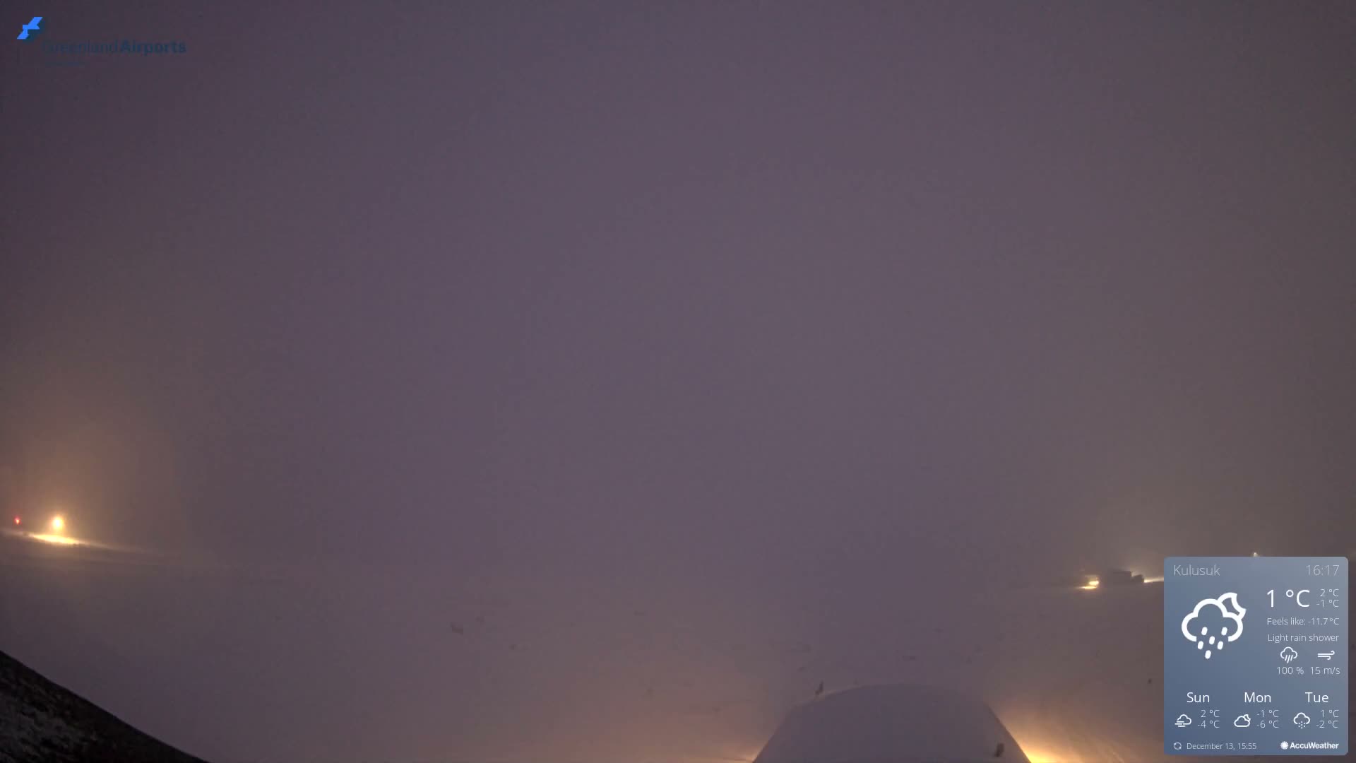 Kulusuk Airport West Towards Live Cam KUS / BGKK- Kulusuk, Sermersooq, Greenland, Denmark