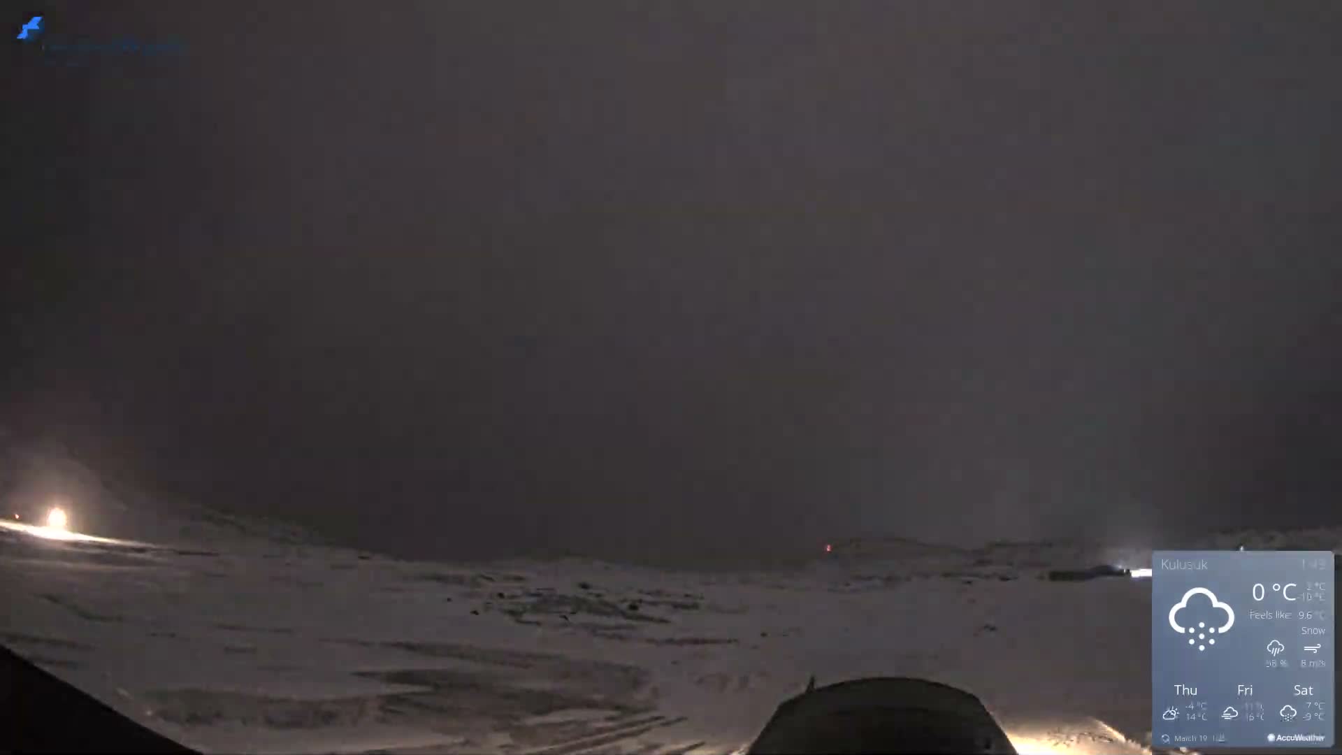 Kulusuk Airport West Towards Live Cam KUS / BGKK- Kulusuk, Sermersooq, Greenland, Denmark
