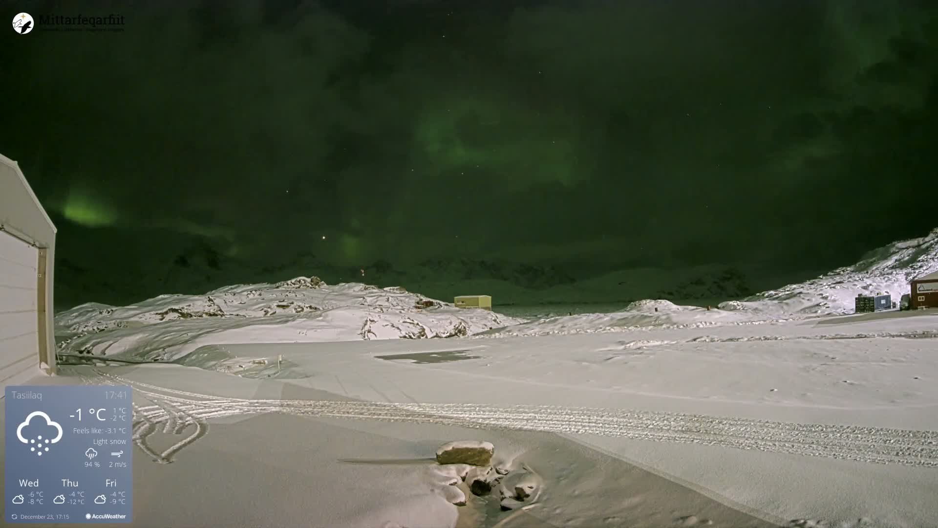Tasiilaq Heliport Live Cam AGM / BGAM - Tasiilaq, Sermersooq, Greenland, Denmark