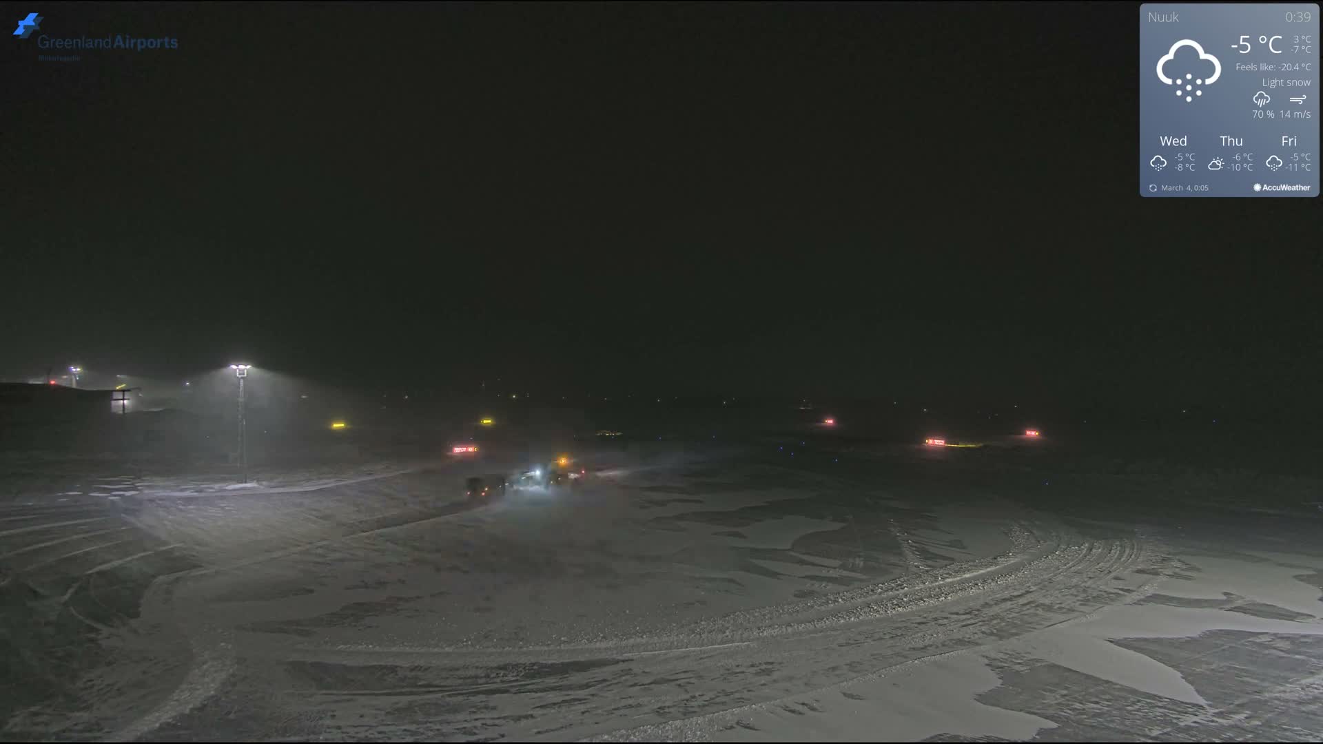 Nuuk City  &  Nuuk Airport South Towards View Live Cam GOH / BGGH - Nuuk, Sermersooq, Greenland, Denmark