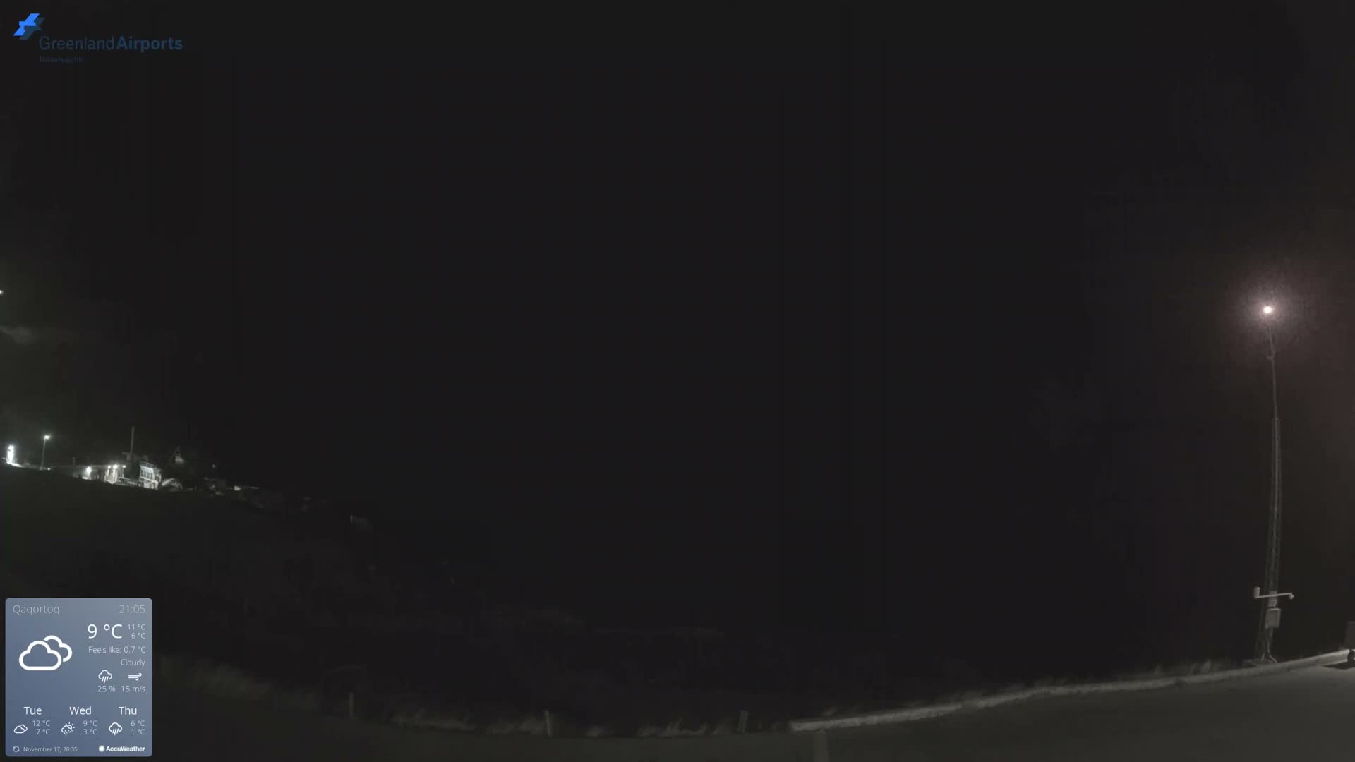 Qaqortoq Village & Mittarfik Qaqortoq Heliport Live Cam JJU / BGJH- Qaqortoq, Kujalleq, Greenland, Denmark