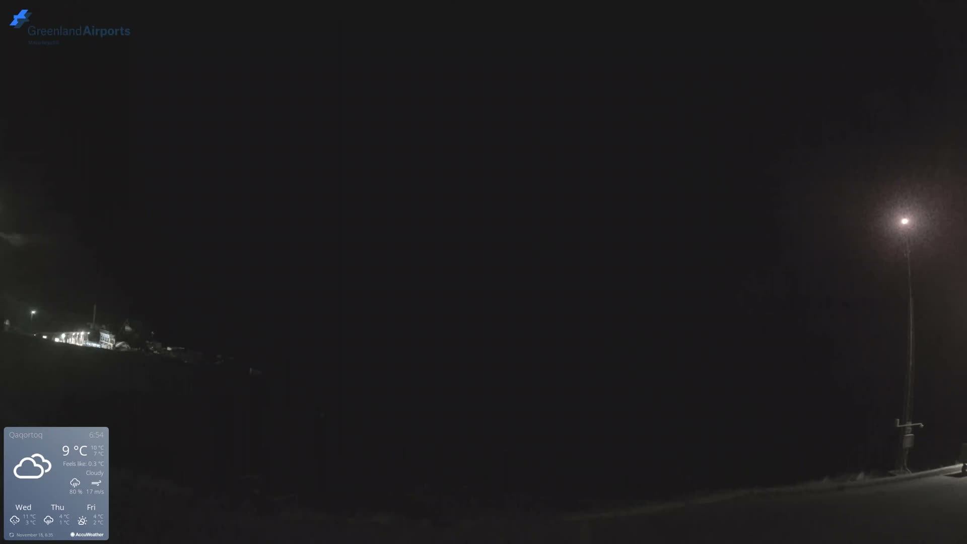 Qaqortoq Village & Mittarfik Qaqortoq Heliport Live Cam JJU / BGJH- Qaqortoq, Kujalleq, Greenland, Denmark