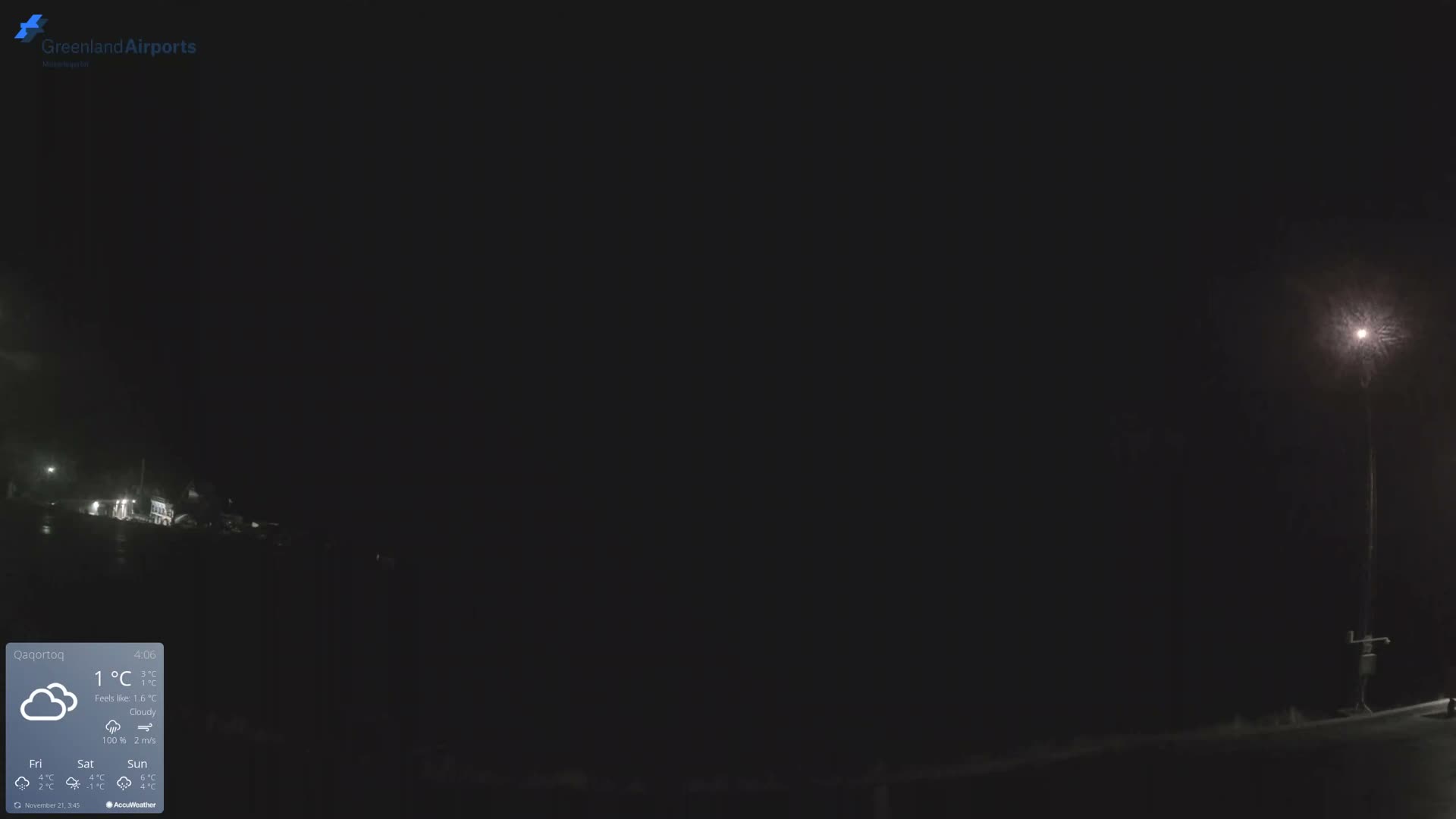 Qaqortoq Village & Mittarfik Qaqortoq Heliport Live Cam JJU / BGJH- Qaqortoq, Kujalleq, Greenland, Denmark
