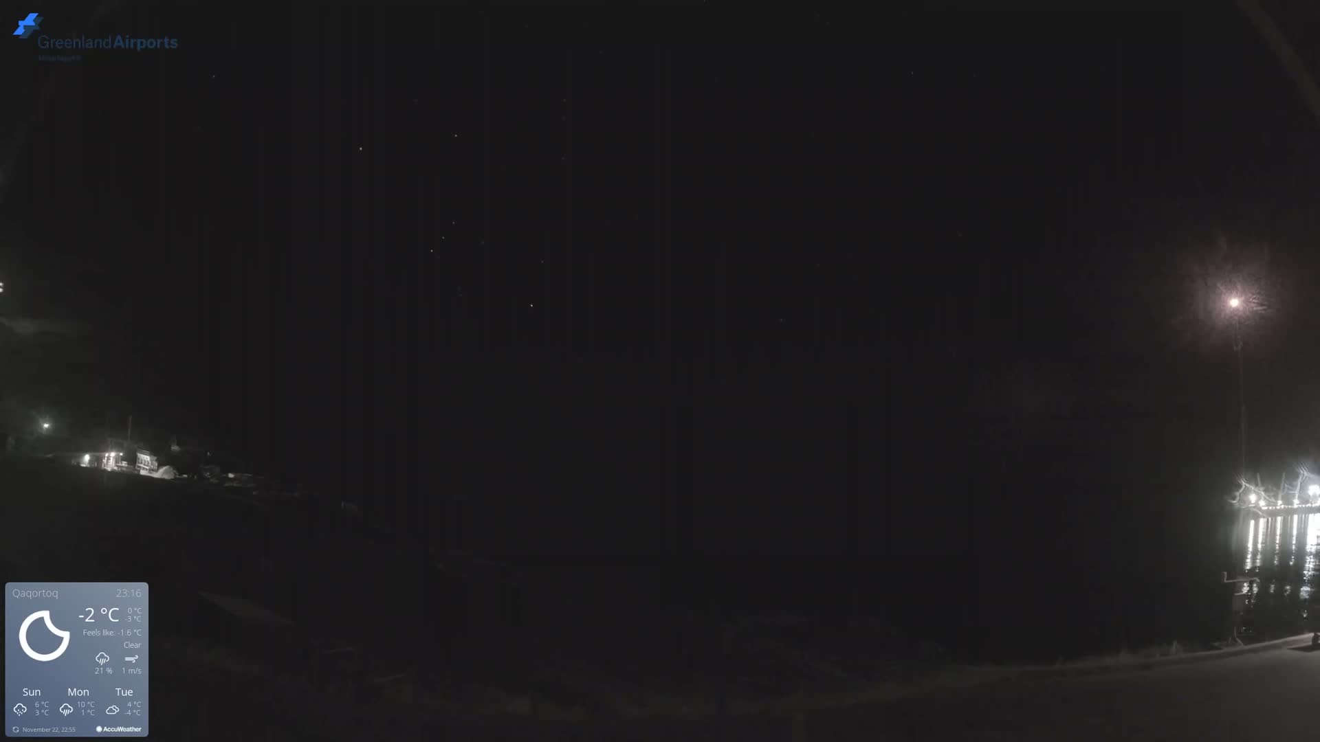 Qaqortoq Village & Mittarfik Qaqortoq Heliport Live Cam JJU / BGJH- Qaqortoq, Kujalleq, Greenland, Denmark