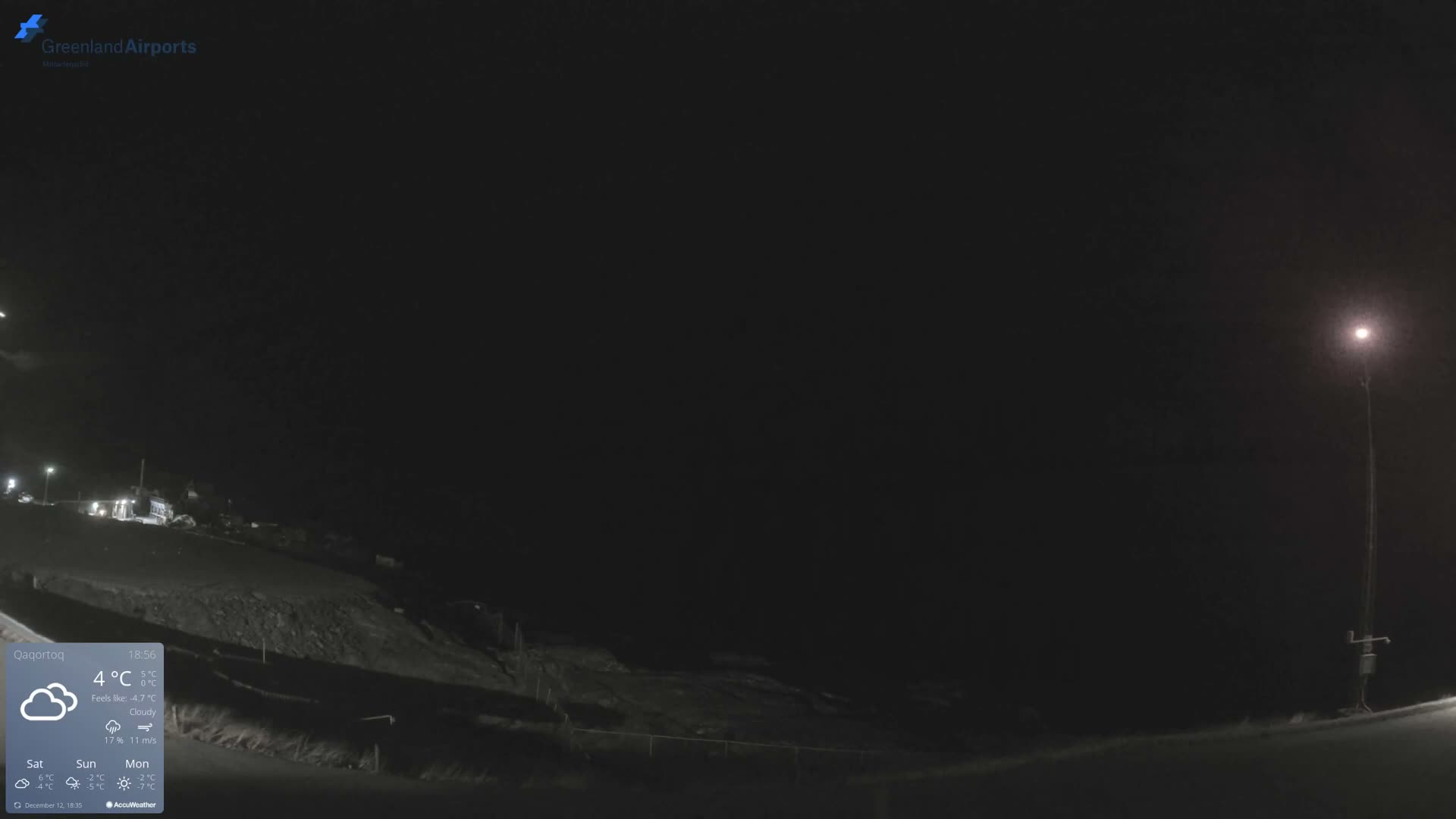 Qaqortoq Village & Mittarfik Qaqortoq Heliport Live Cam JJU / BGJH- Qaqortoq, Kujalleq, Greenland, Denmark