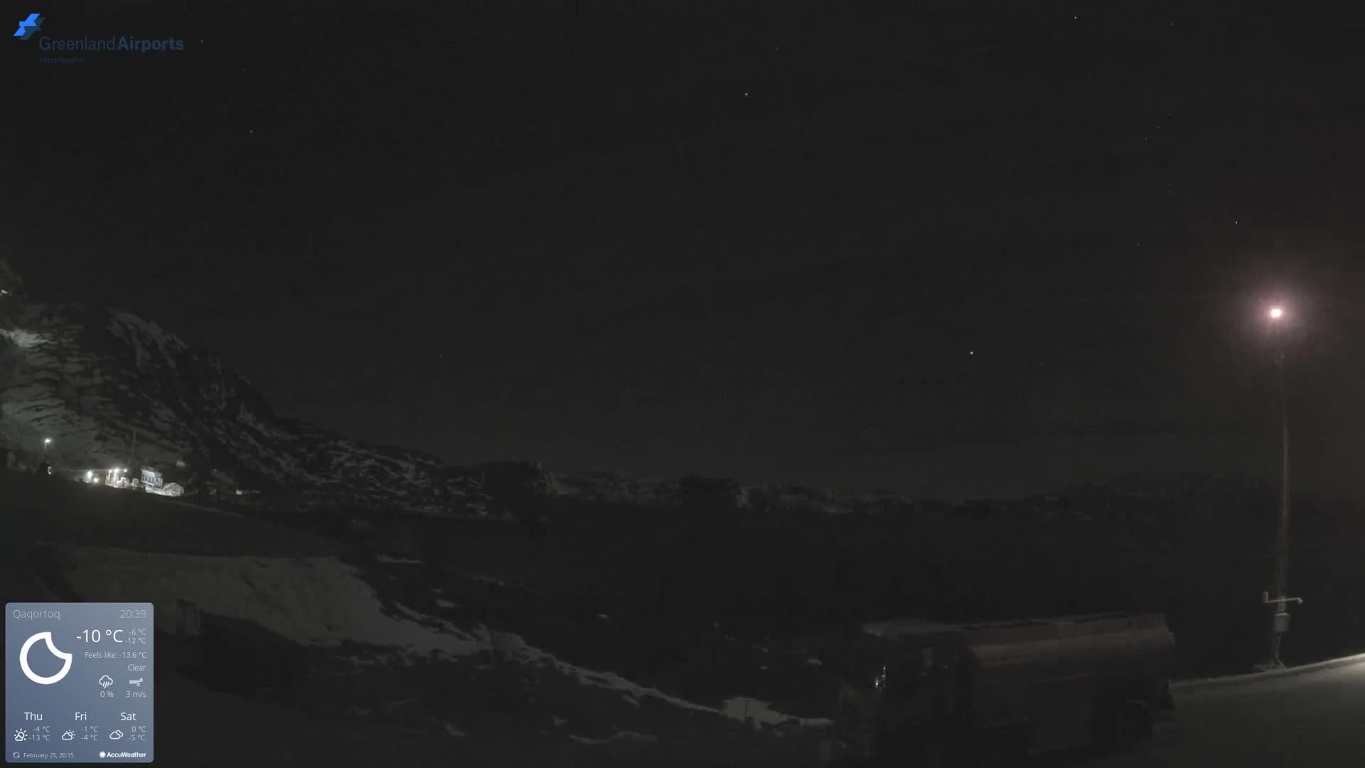 Qaqortoq Village & Mittarfik Qaqortoq Heliport Live Cam JJU / BGJH- Qaqortoq, Kujalleq, Greenland, Denmark