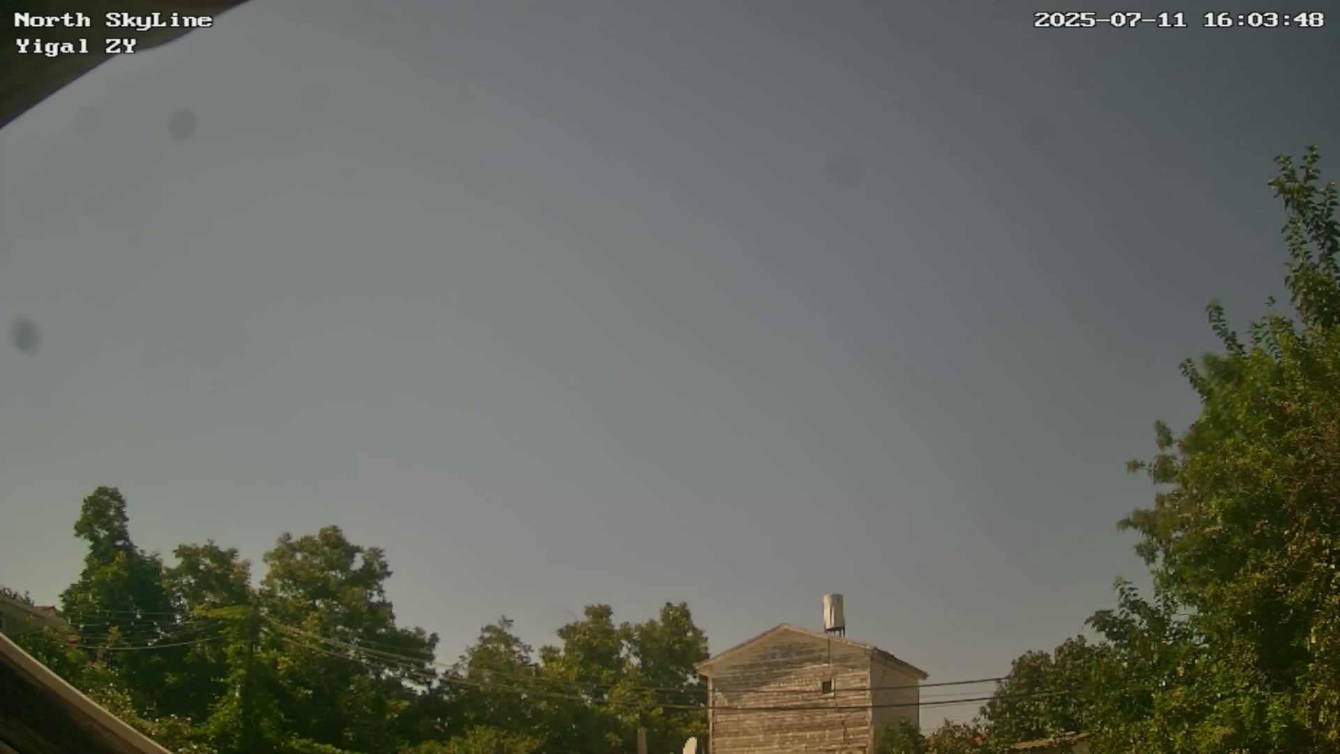Zikhron Ya'akov, North Towards Skyview from Yigal Street (Missile Spotting) Live Cam - Hadera, Haifa, Israel