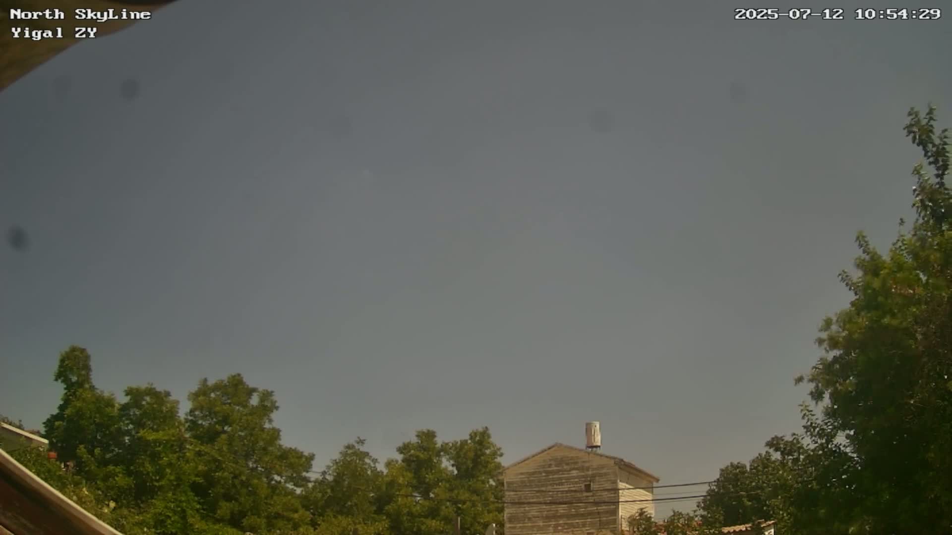 Zikhron Ya'akov, North Towards Skyview from Yigal Street (Missile Spotting) Live Cam - Hadera, Haifa, Israel