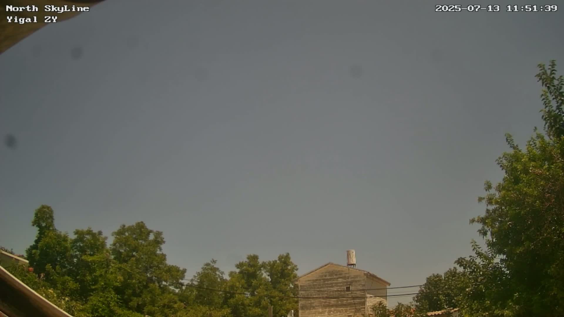 Zikhron Ya'akov, North Towards Skyview from Yigal Street (Missile Spotting) Live Cam - Hadera, Haifa, Israel