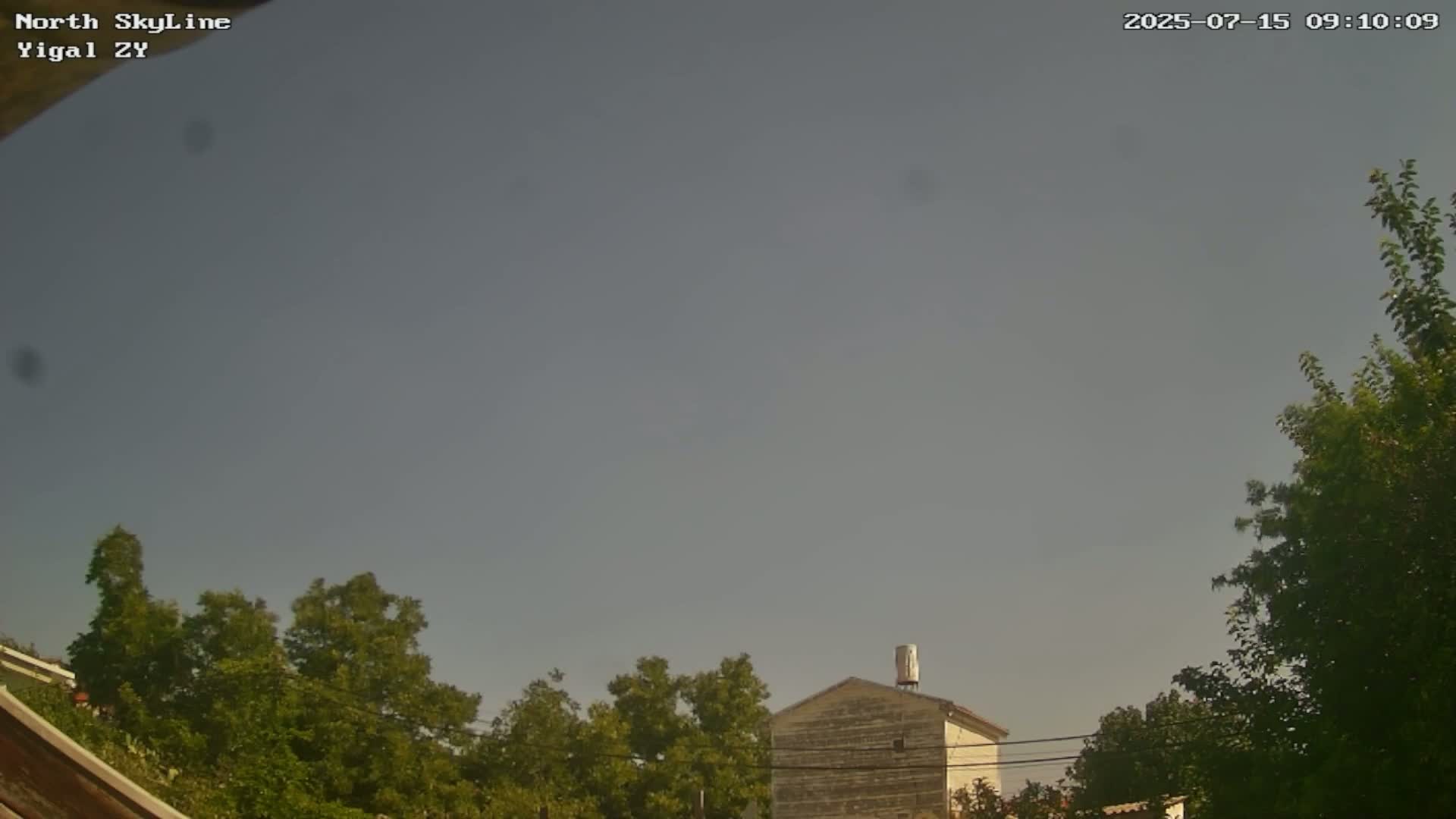Zikhron Ya'akov, North Towards Skyview from Yigal Street (Missile Spotting) Live Cam - Hadera, Haifa, Israel