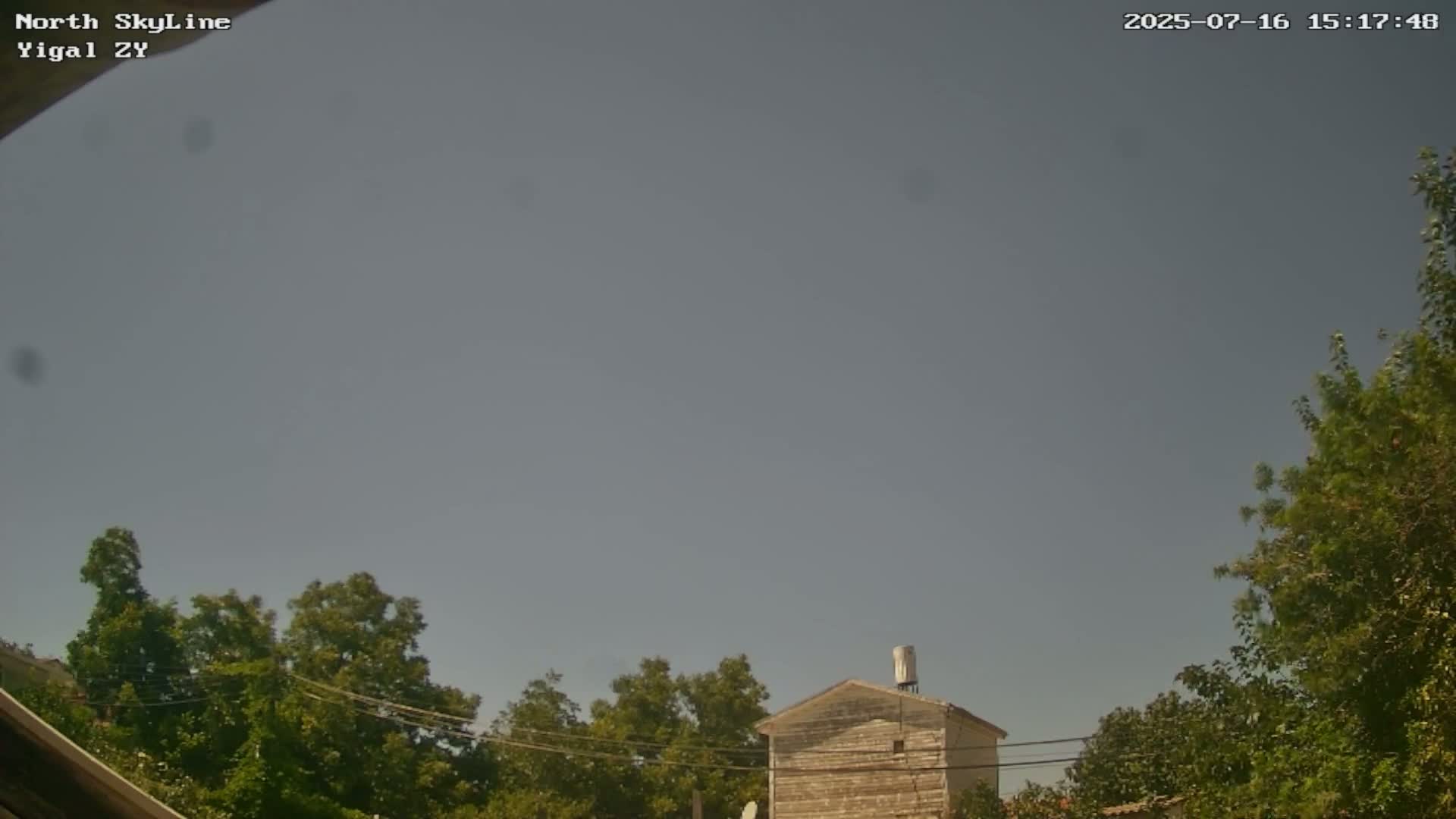Zikhron Ya'akov, North Towards Skyview from Yigal Street (Missile Spotting) Live Cam - Hadera, Haifa, Israel
