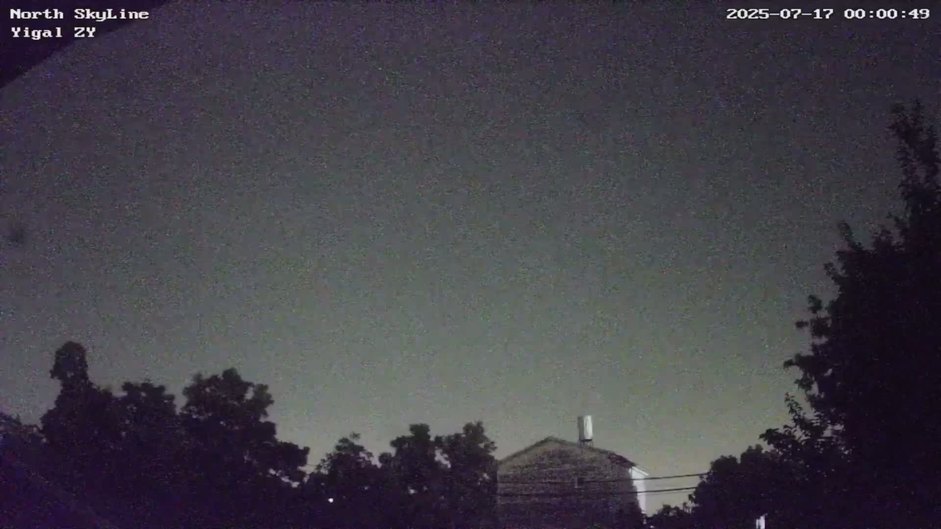 Zikhron Ya'akov, North Towards Skyview from Yigal Street (Missile Spotting) Live Cam - Hadera, Haifa, Israel