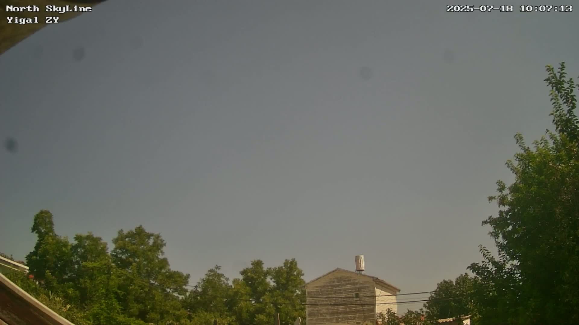 Zikhron Ya'akov, North Towards Skyview from Yigal Street (Missile Spotting) Live Cam - Hadera, Haifa, Israel