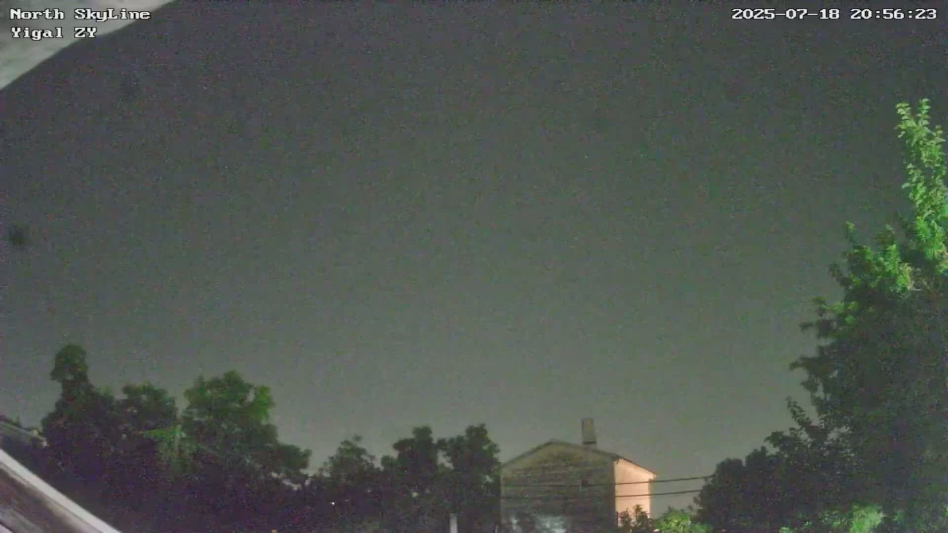 Zikhron Ya'akov, North Towards Skyview from Yigal Street (Missile Spotting) Live Cam - Hadera, Haifa, Israel