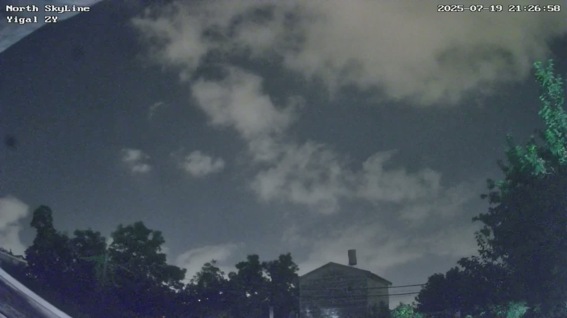 Zikhron Ya'akov, North Towards Skyview from Yigal Street (Missile Spotting) Live Cam - Hadera, Haifa, Israel
