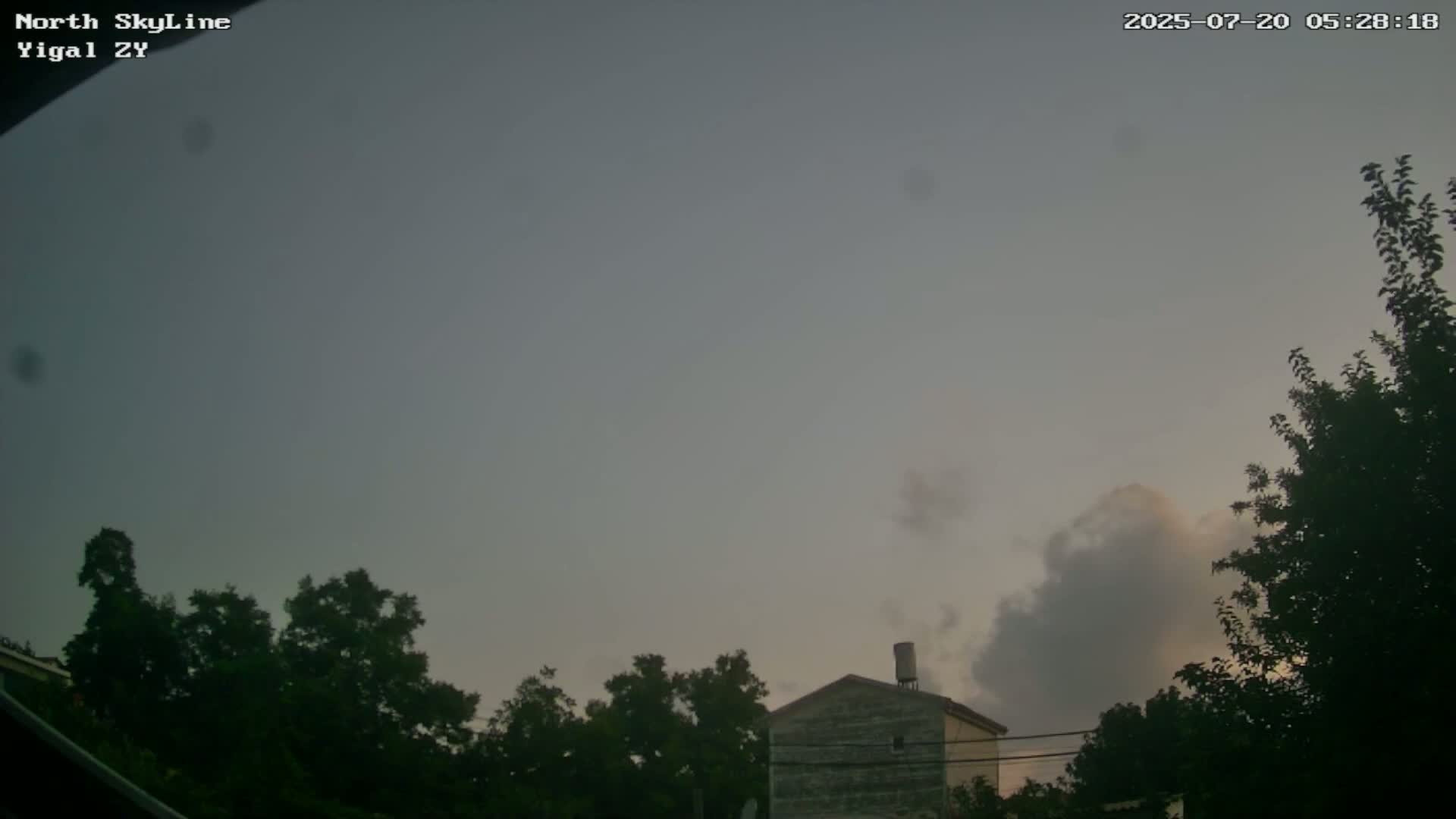 Zikhron Ya'akov, North Towards Skyview from Yigal Street (Missile Spotting) Live Cam - Hadera, Haifa, Israel