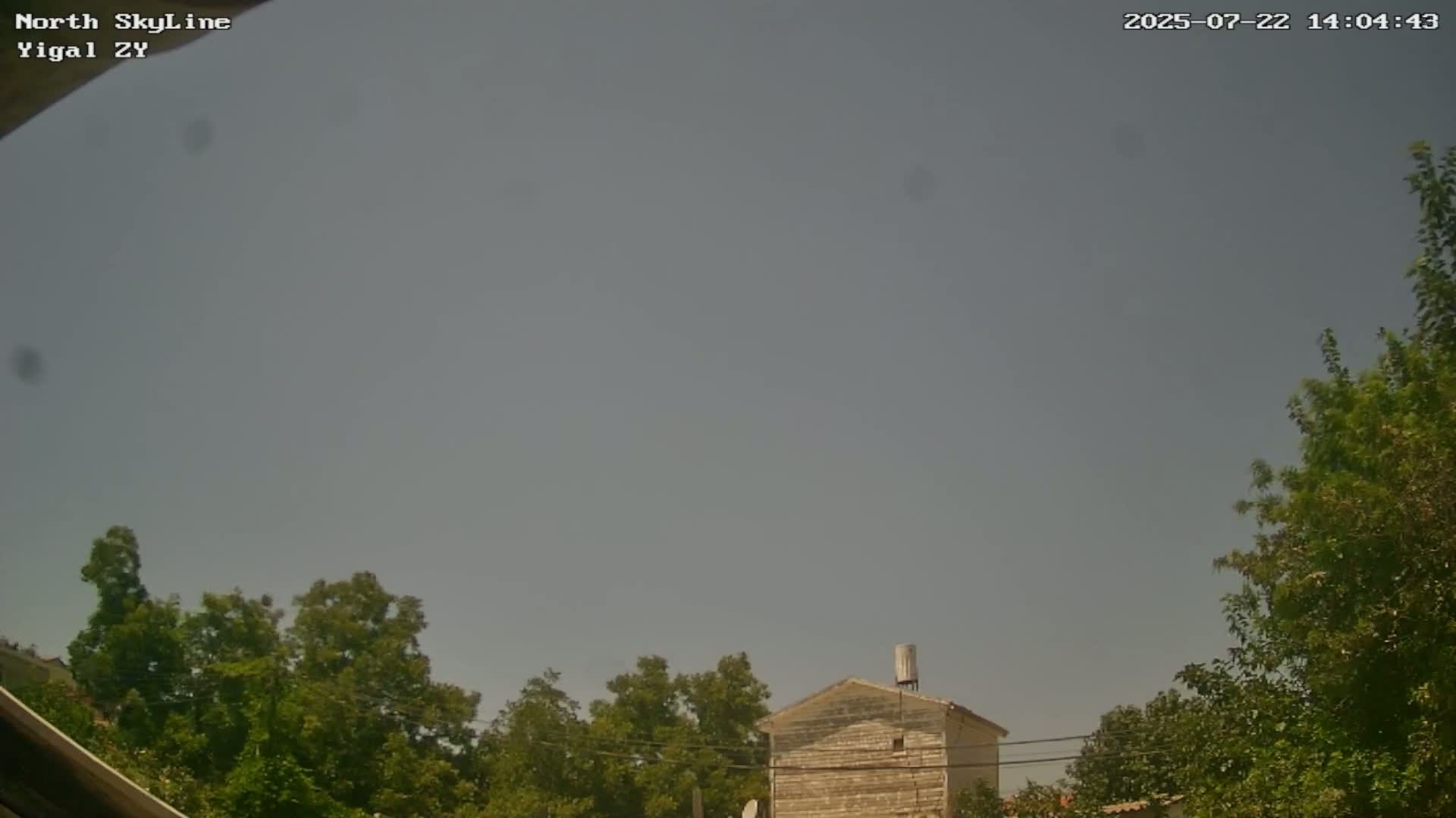 Zikhron Ya'akov, North Towards Skyview from Yigal Street (Missile Spotting) Live Cam - Hadera, Haifa, Israel